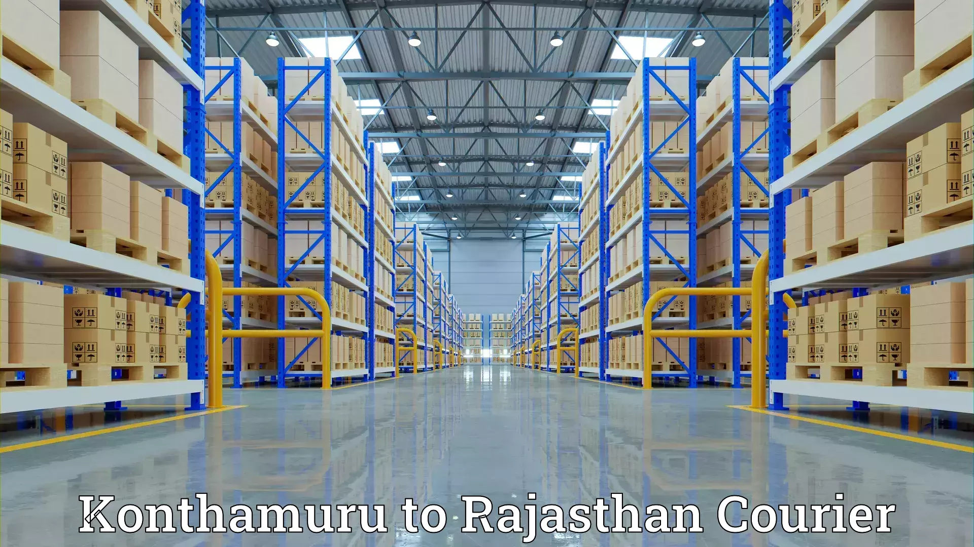 Moving and storage services Konthamuru to Sumerpur