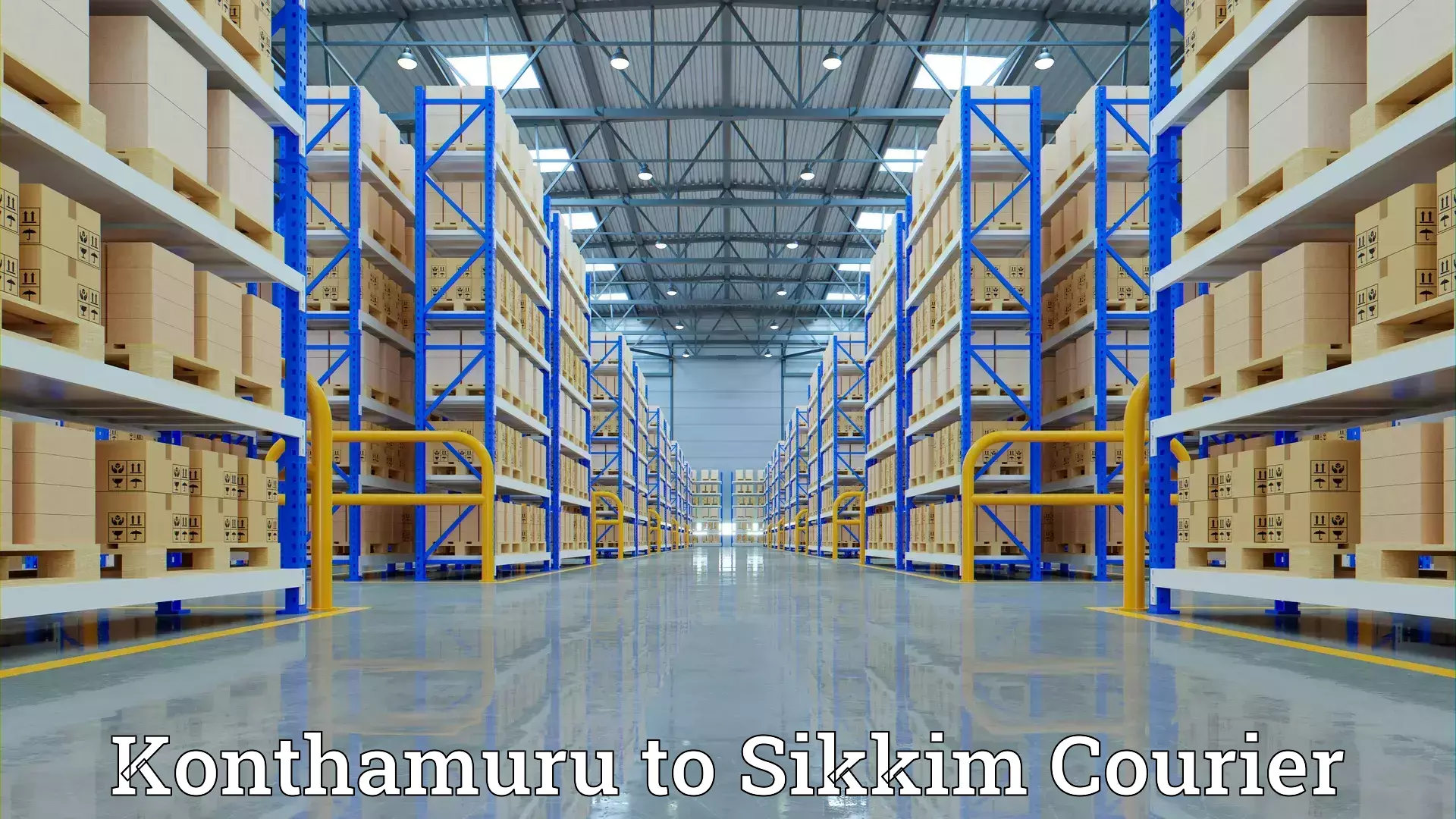 Custom moving and storage Konthamuru to NIT Sikkim