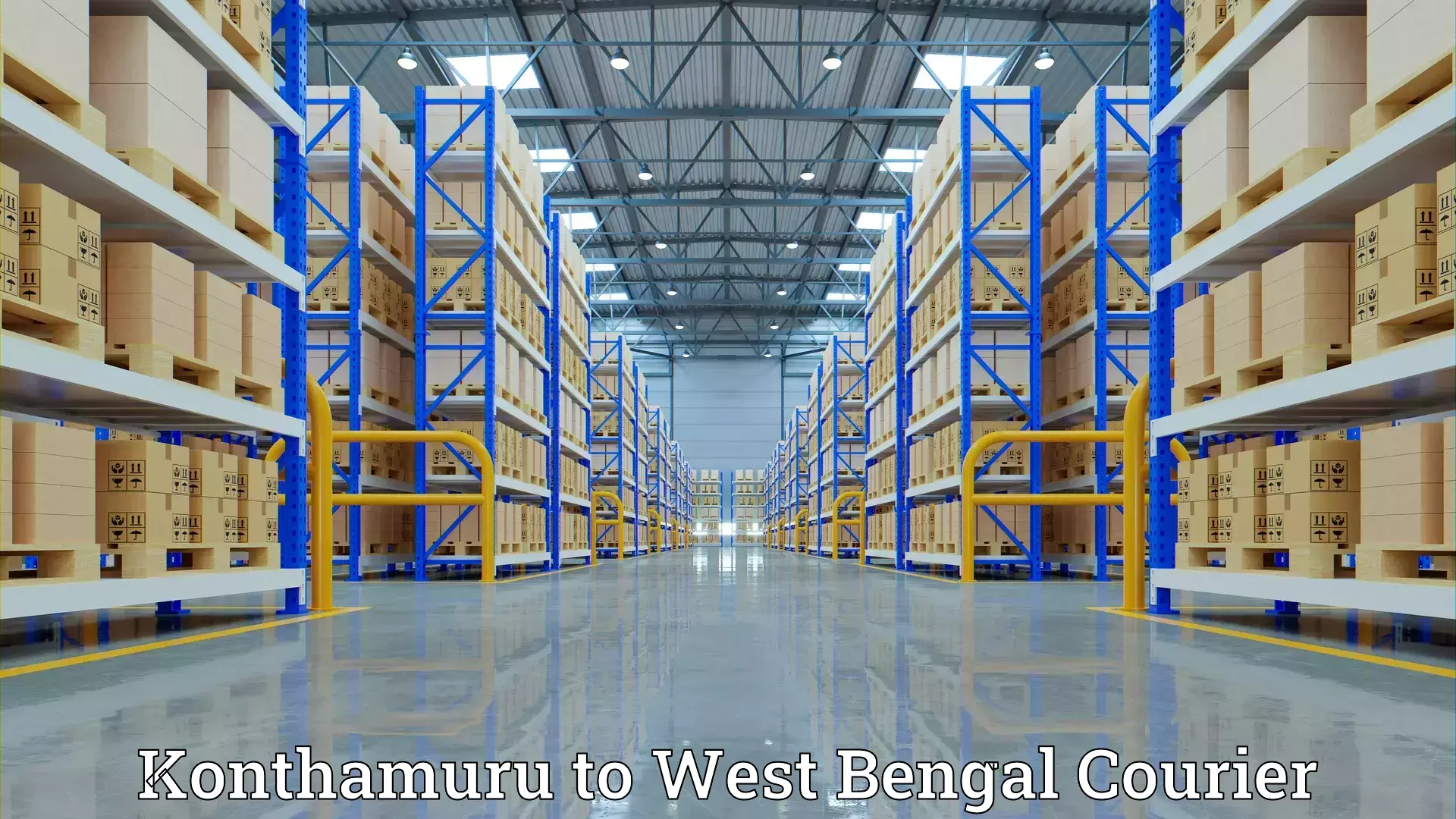 Comprehensive moving services Konthamuru to Uttar Dinajpur