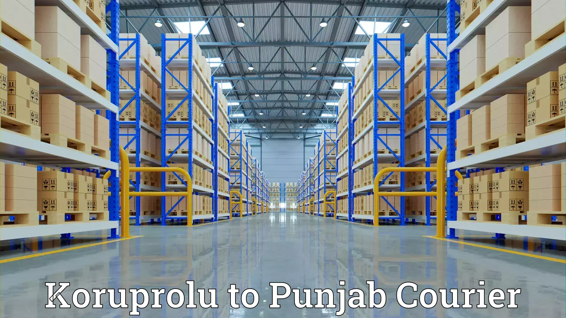 Efficient household relocation Koruprolu to Rajpura