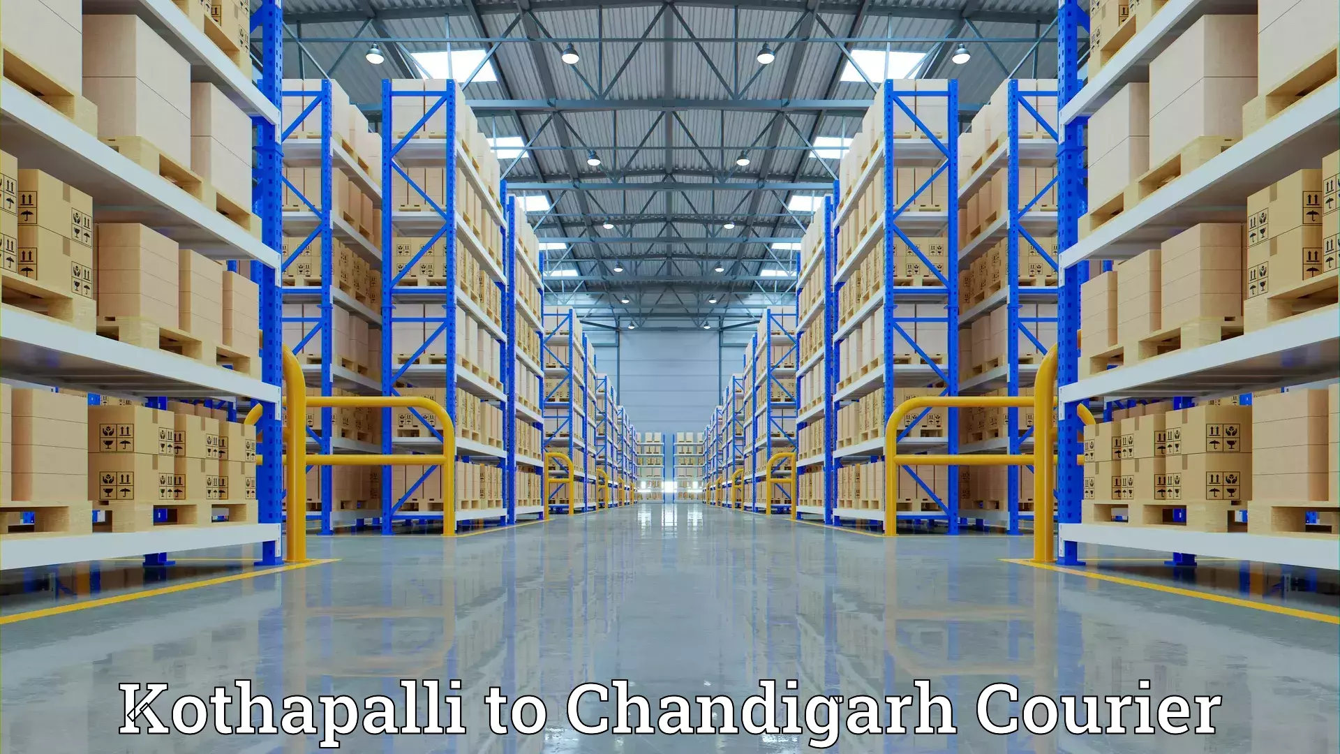 Household goods shipping Kothapalli to Chandigarh