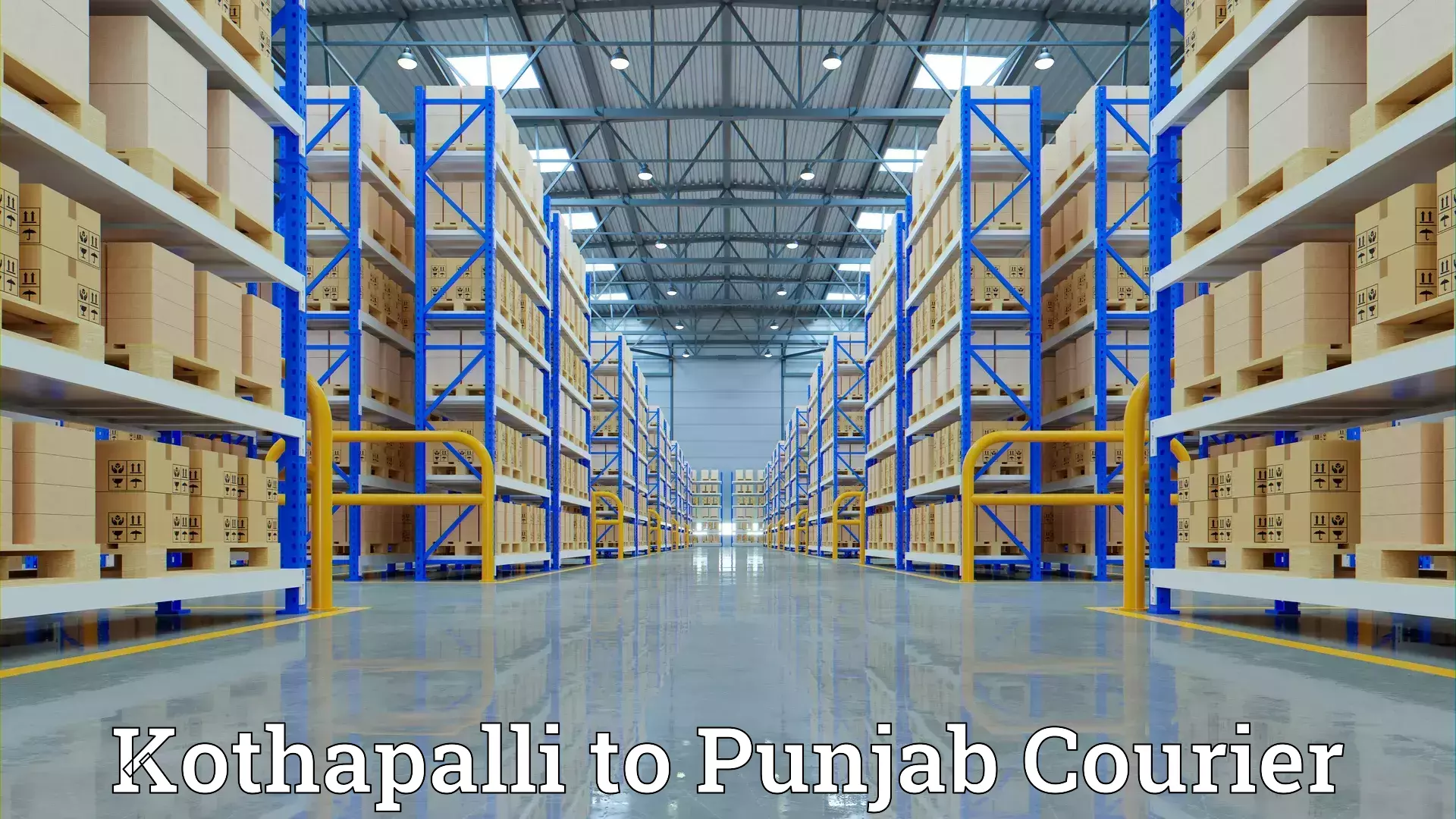 Personalized relocation plans Kothapalli to Punjab