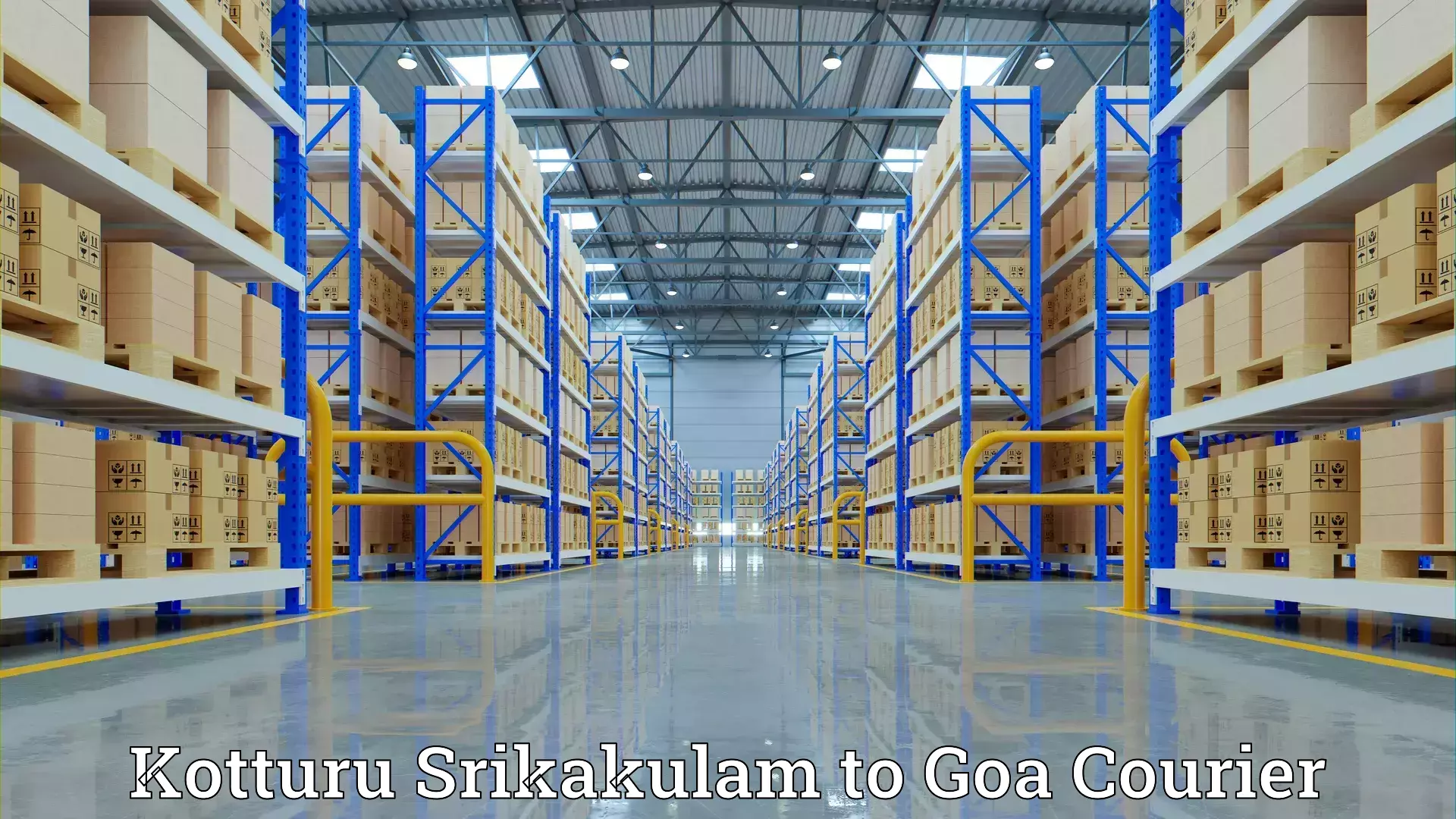 Furniture relocation services Kotturu Srikakulam to IIT Goa