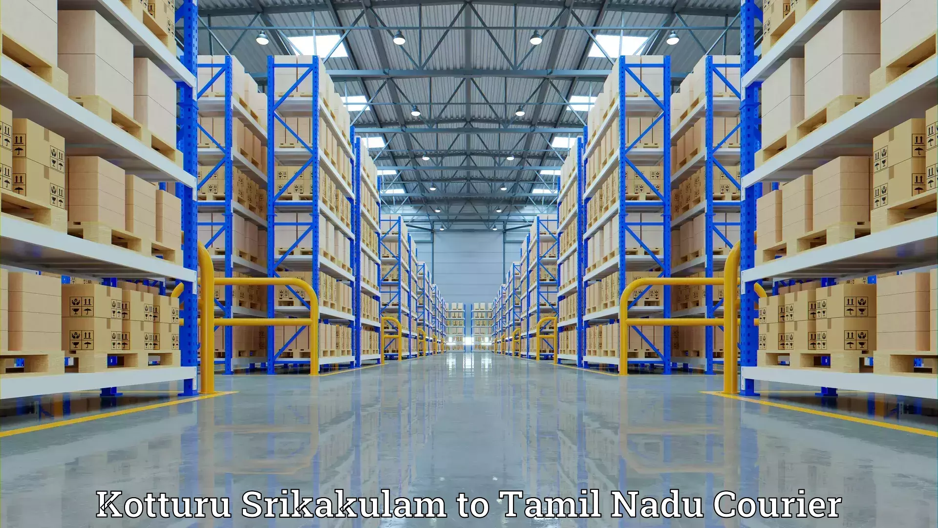 Household goods delivery Kotturu Srikakulam to Tamil Nadu Agricultural University Coimbatore