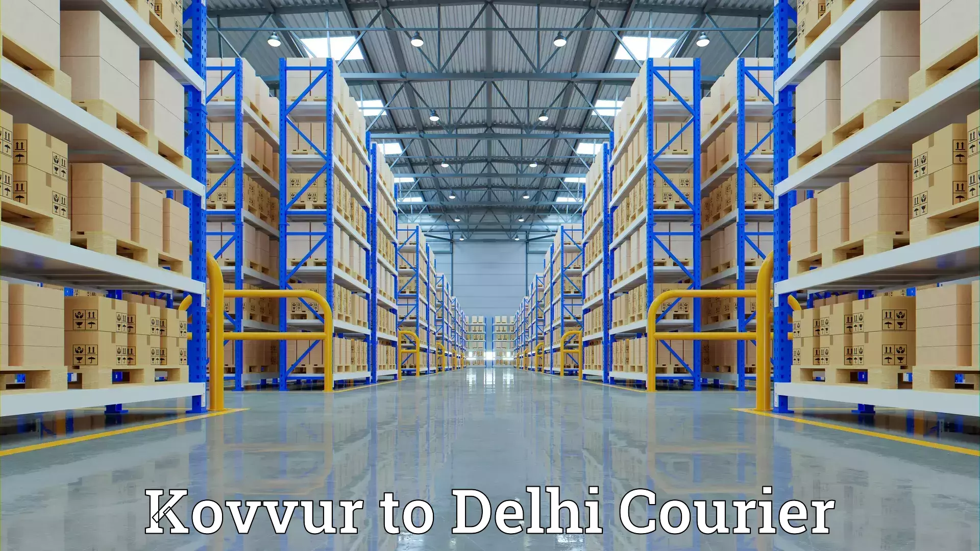 Dependable furniture transport Kovvur to NIT Delhi