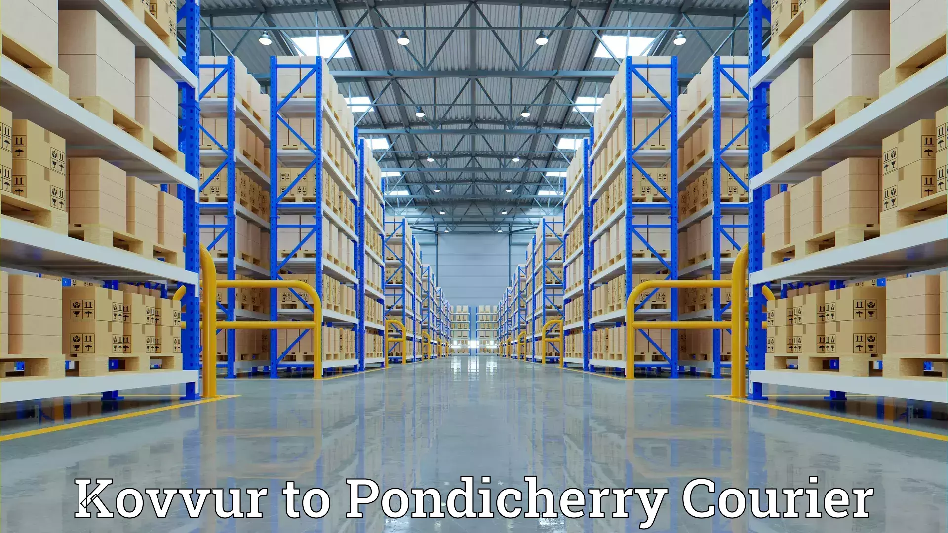 Professional home goods transport in Kovvur to NIT Puducherry