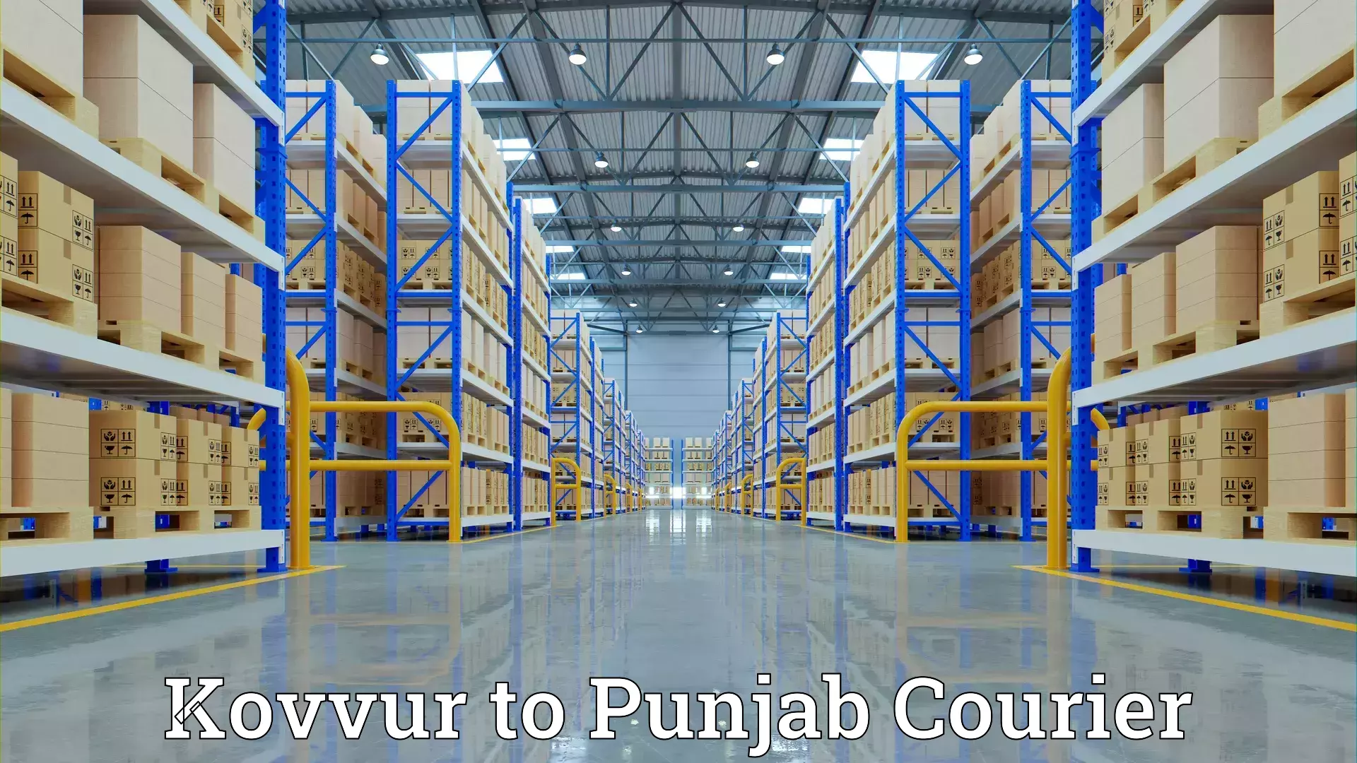 Budget-friendly moving services Kovvur to Guru Nanak Dev University Amritsar