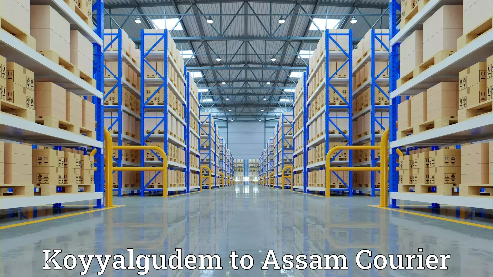 Furniture movers and packers Koyyalgudem to Cachar