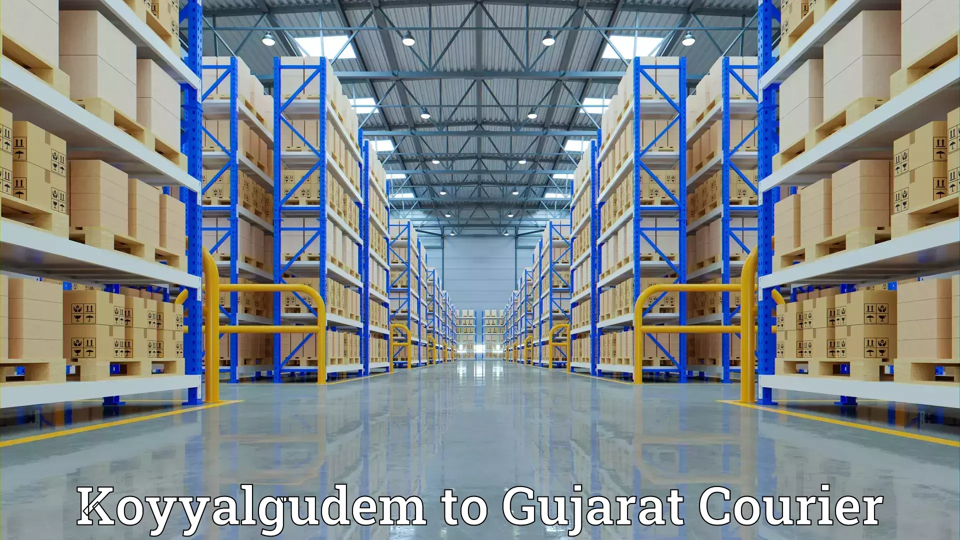 Professional household moving Koyyalgudem to Gujarat