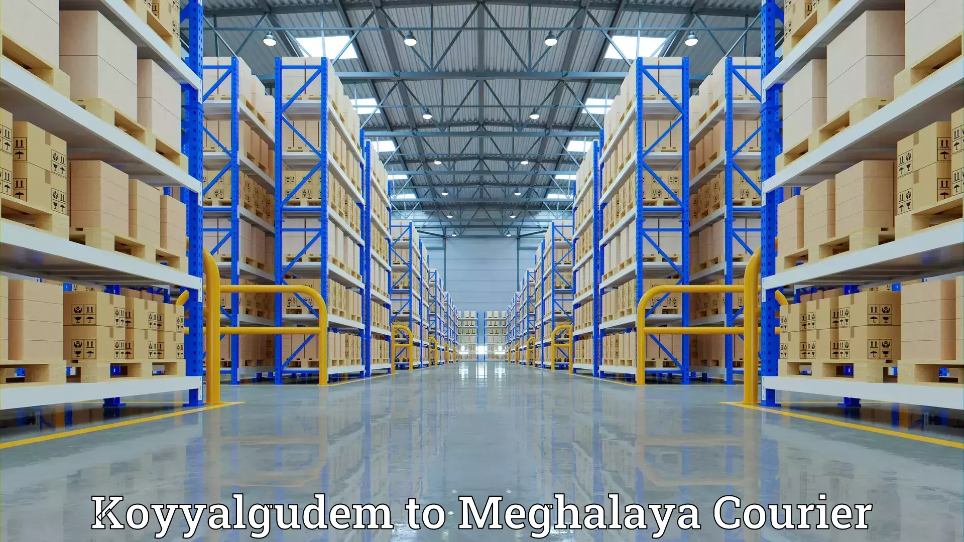 Furniture transport experts Koyyalgudem to Meghalaya