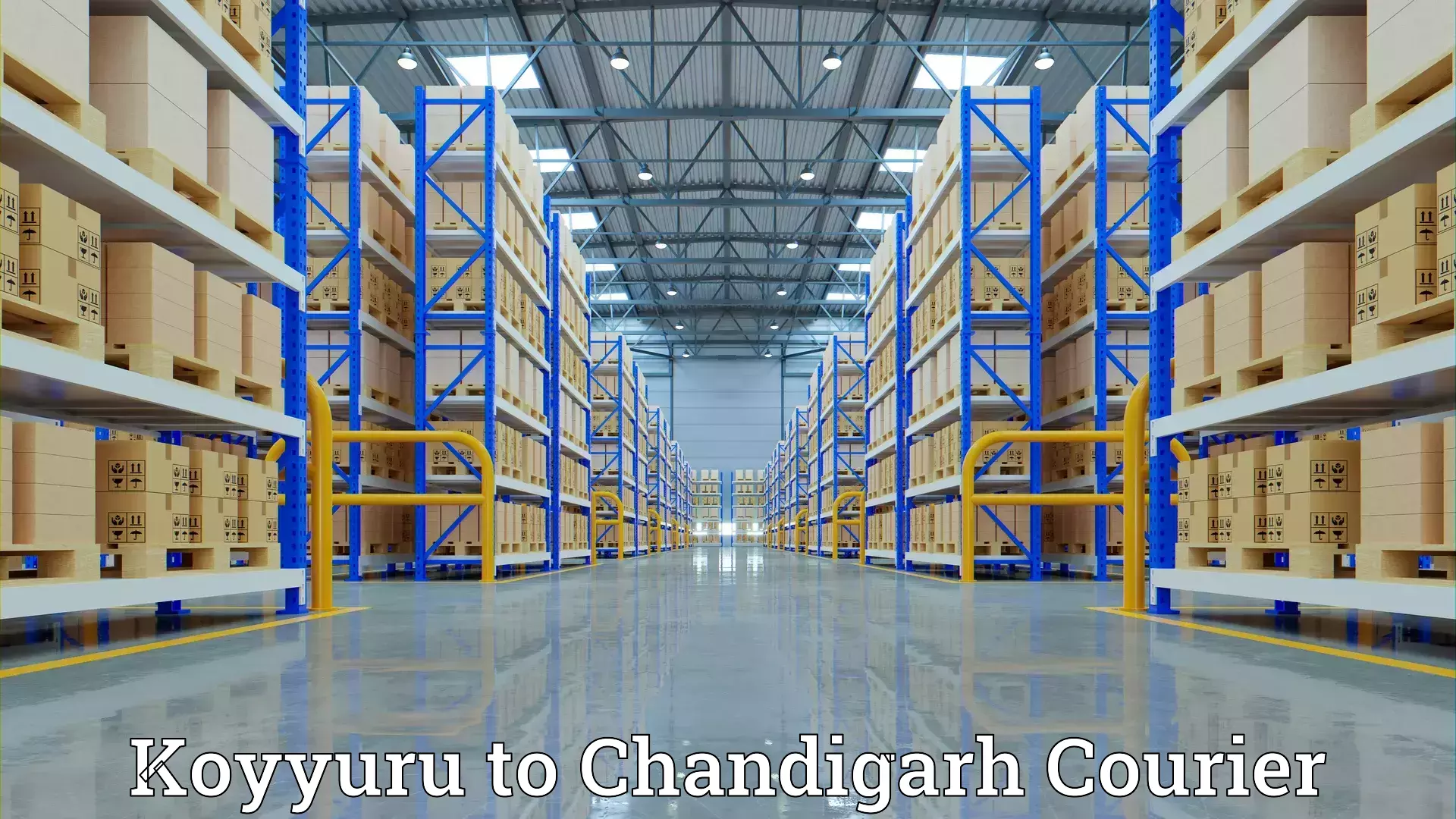 Professional relocation services Koyyuru to Panjab University Chandigarh