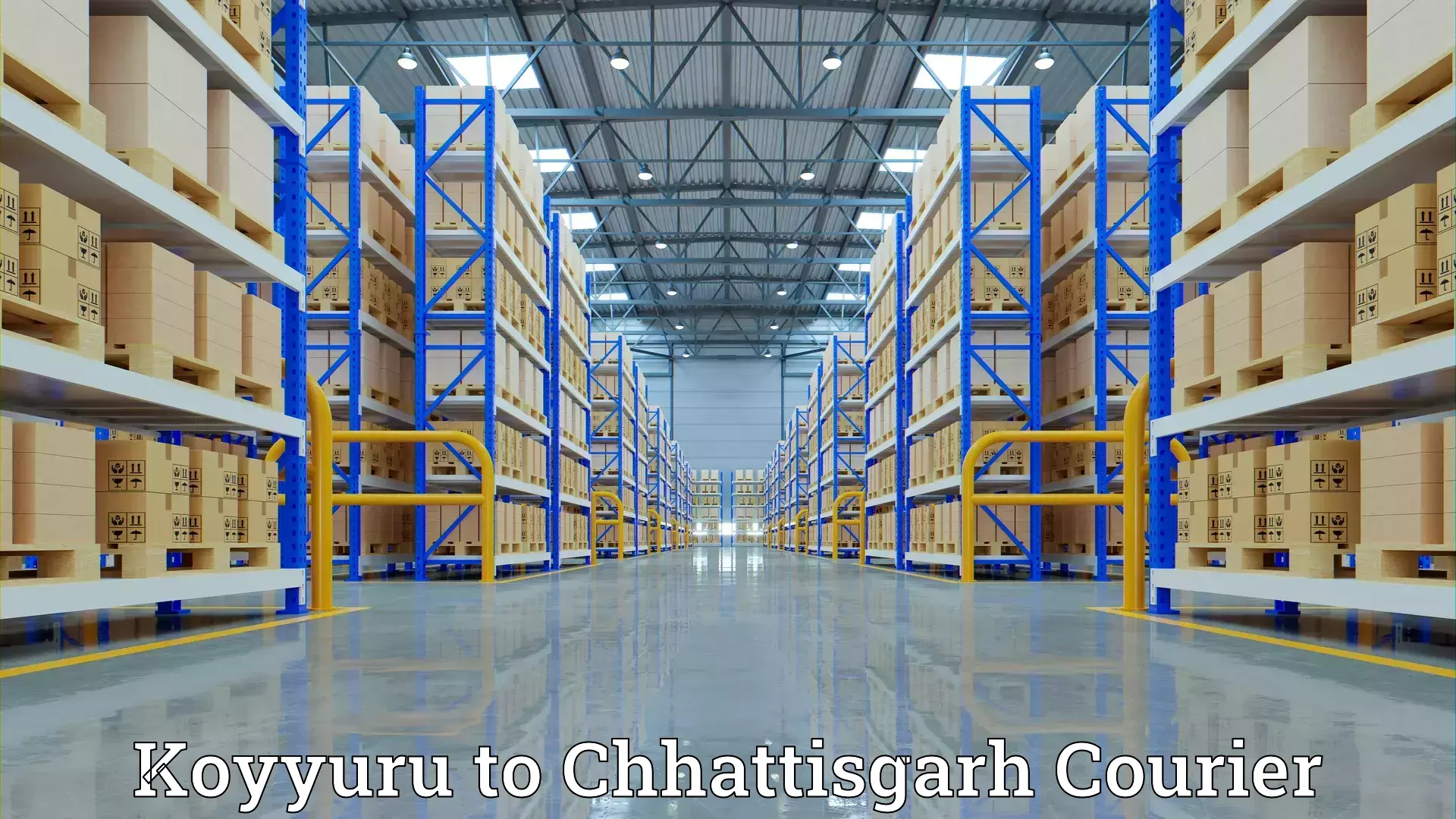 Residential furniture transport Koyyuru to Raigarh