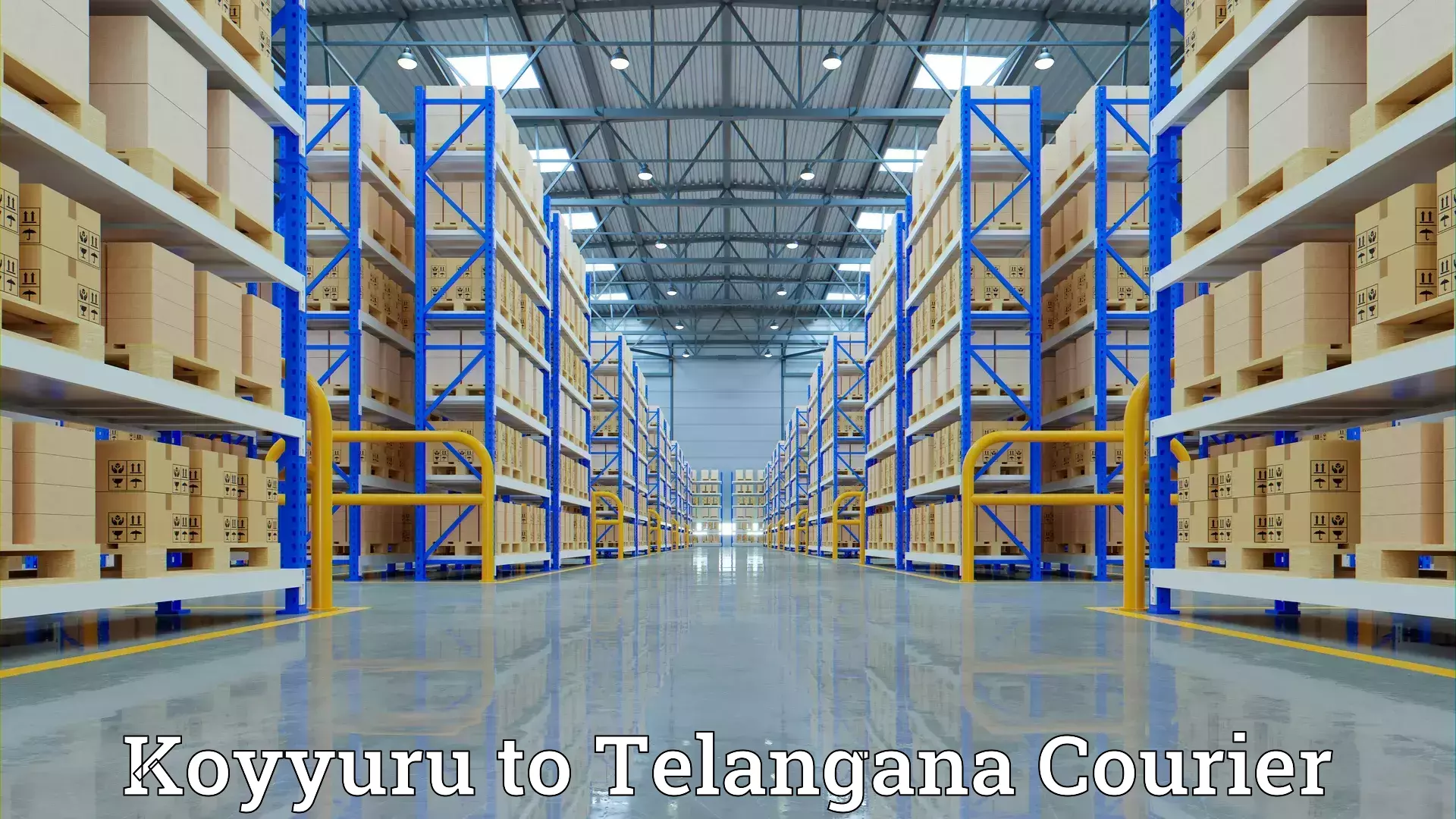 Nationwide furniture transport in Koyyuru to Telangana