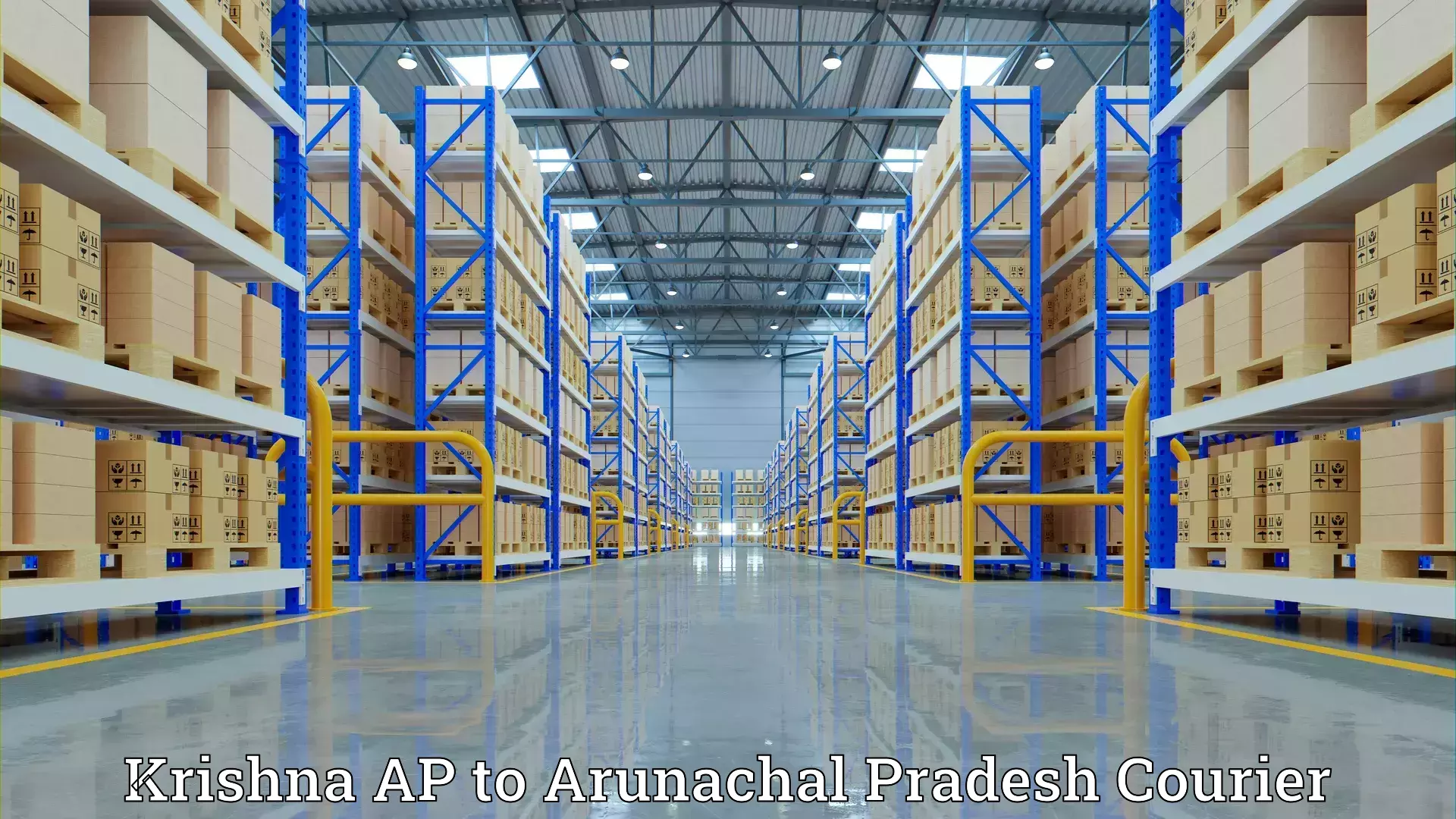 Packing and moving services Krishna AP to Arunachal Pradesh