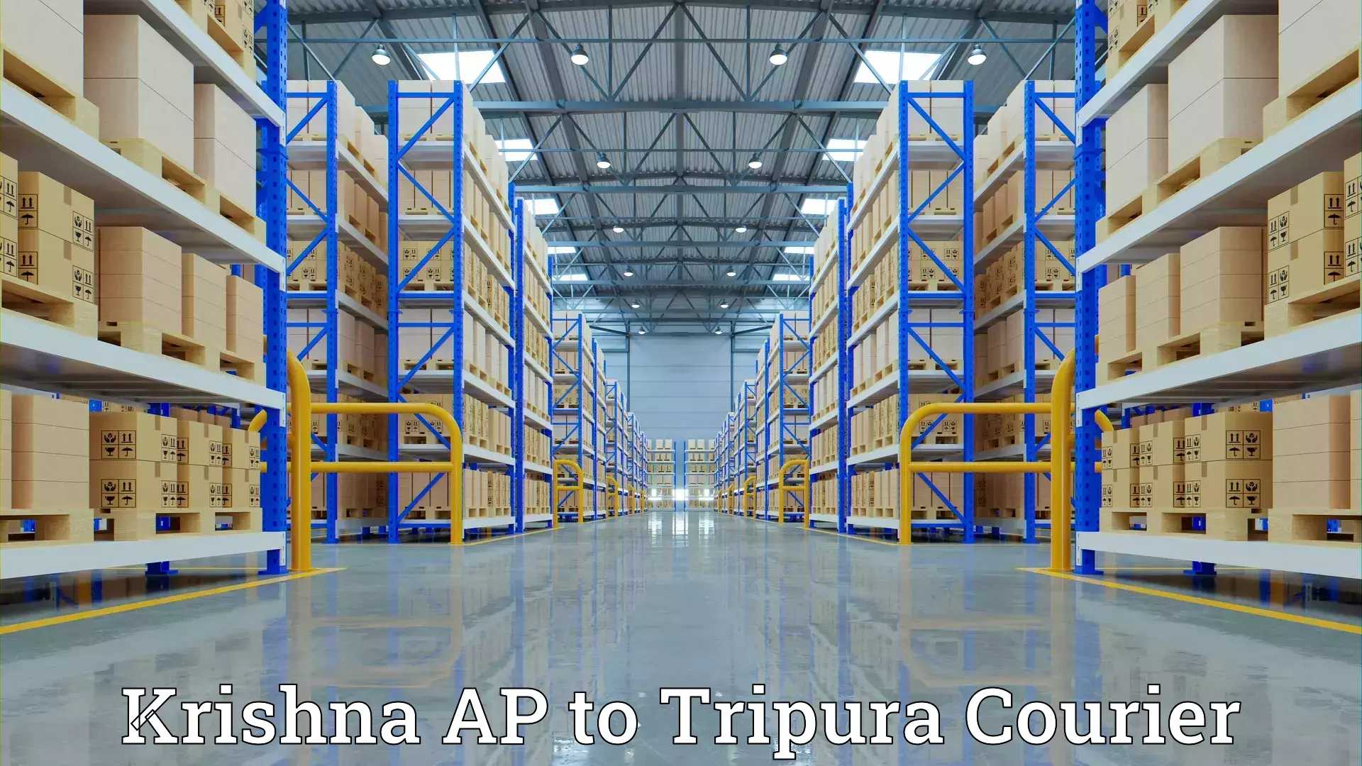 Skilled home shifting Krishna AP to Udaipur Tripura