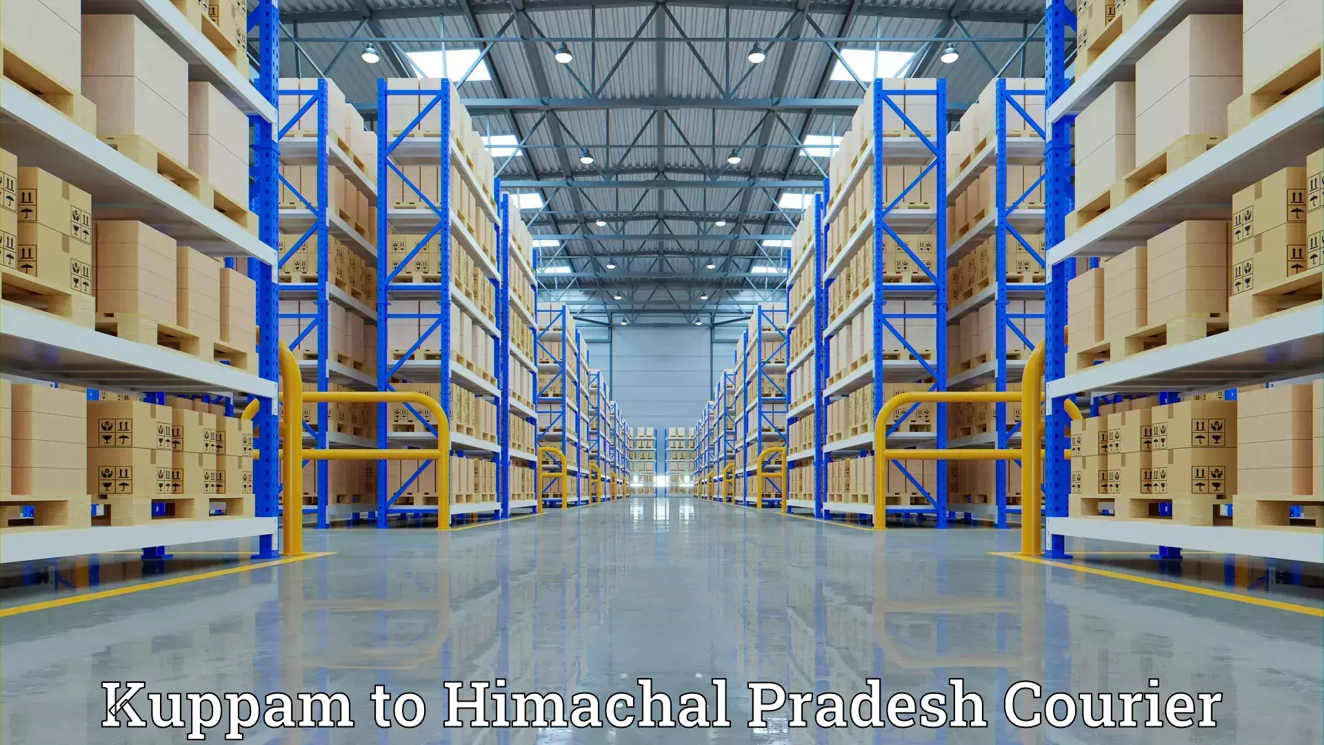 Affordable home movers Kuppam to Himachal Pradesh