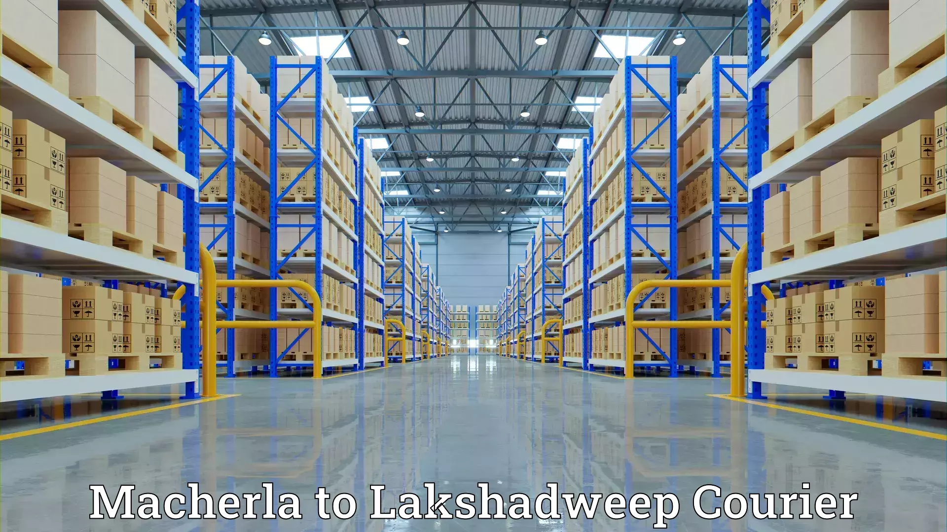 Safe home goods transport in Macherla to Lakshadweep