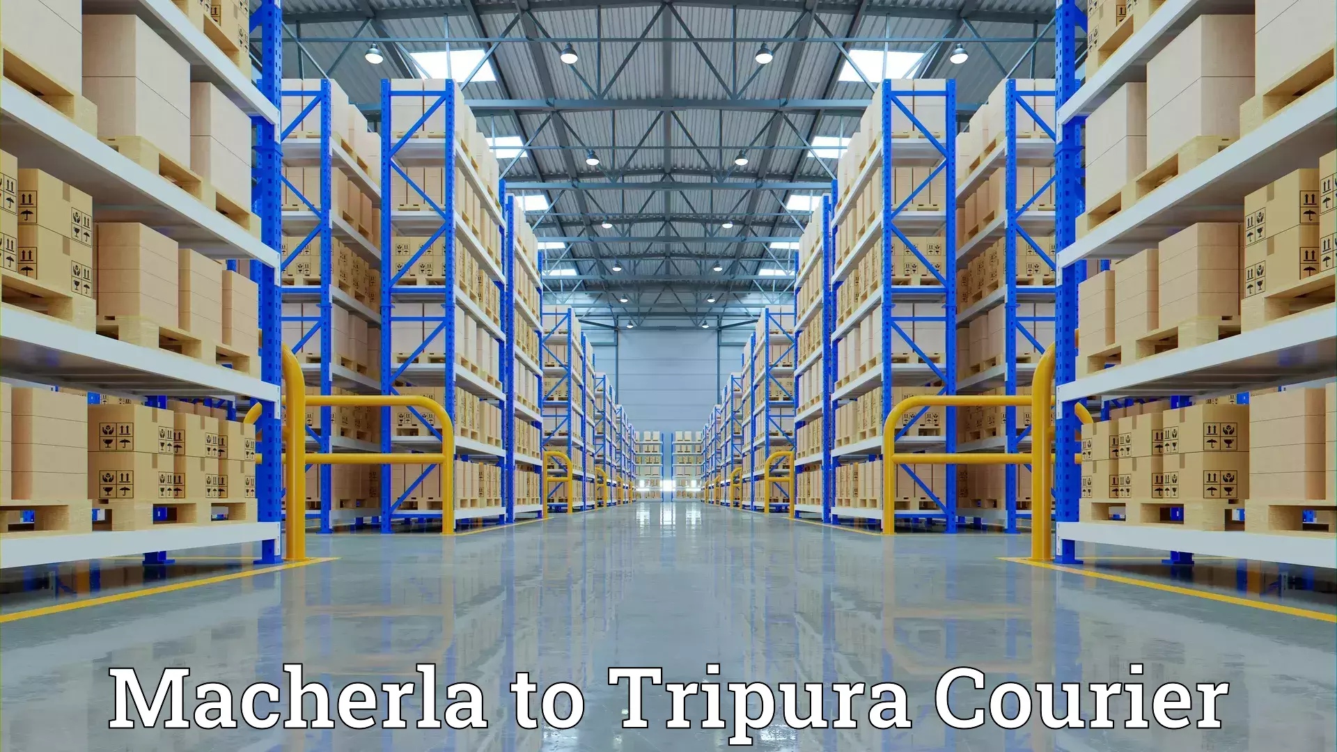 Dependable furniture transport Macherla to Udaipur Tripura