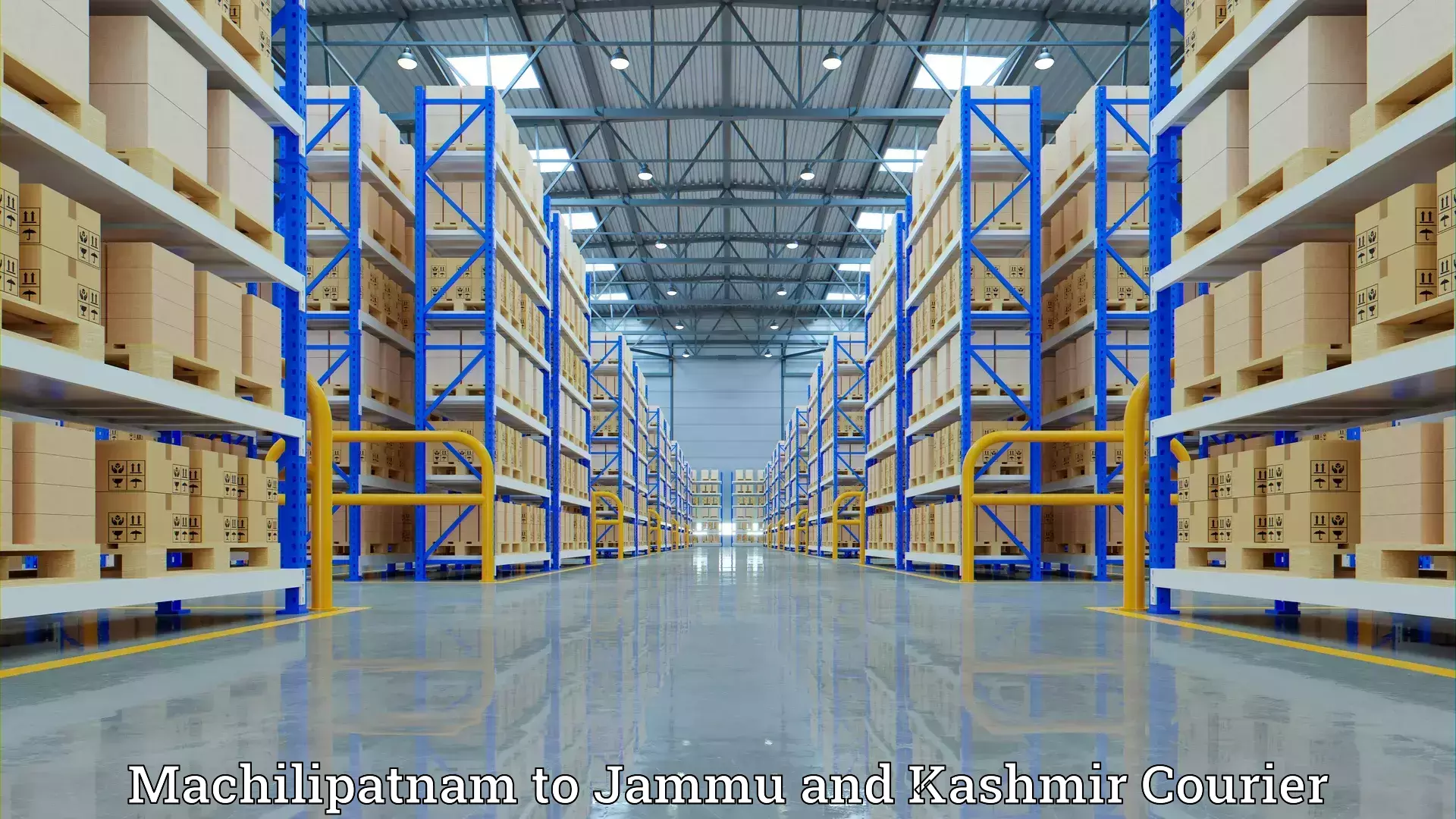 Professional packing and transport in Machilipatnam to Jammu and Kashmir