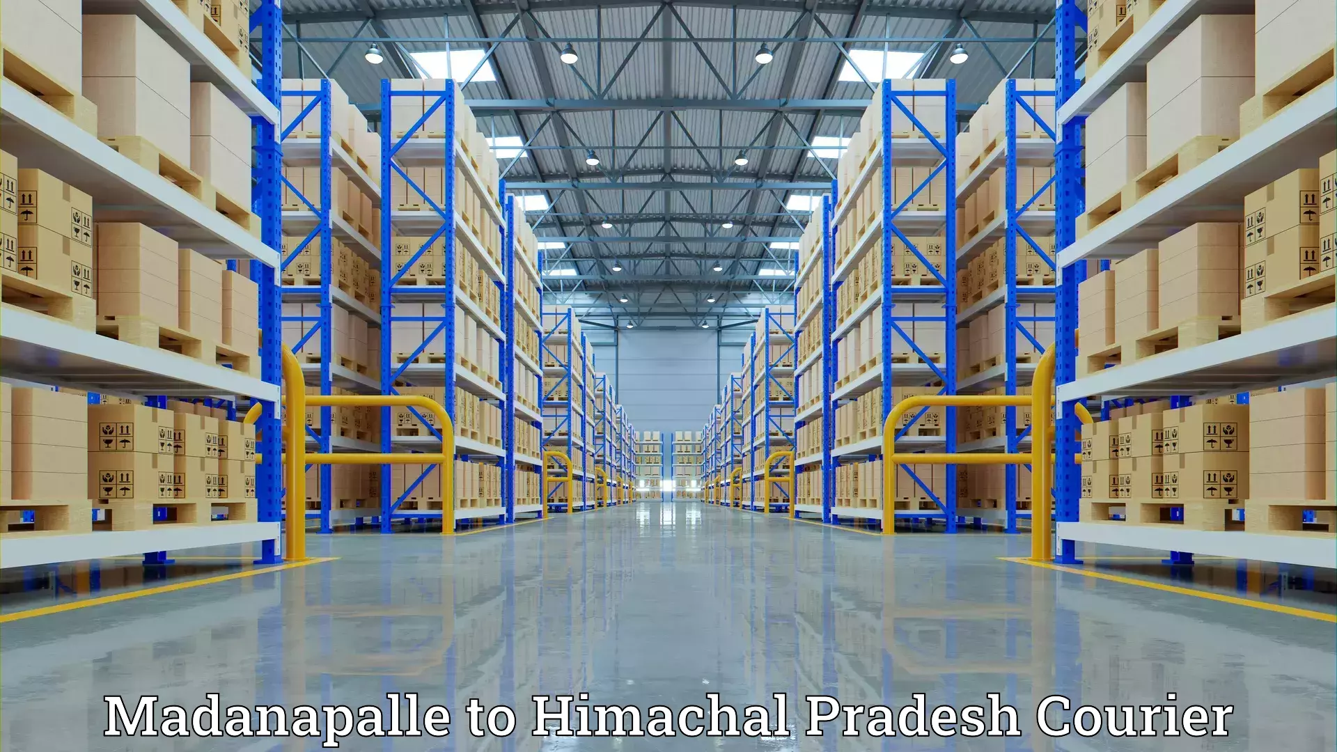 Household goods shipping Madanapalle to Una Himachal Pradesh