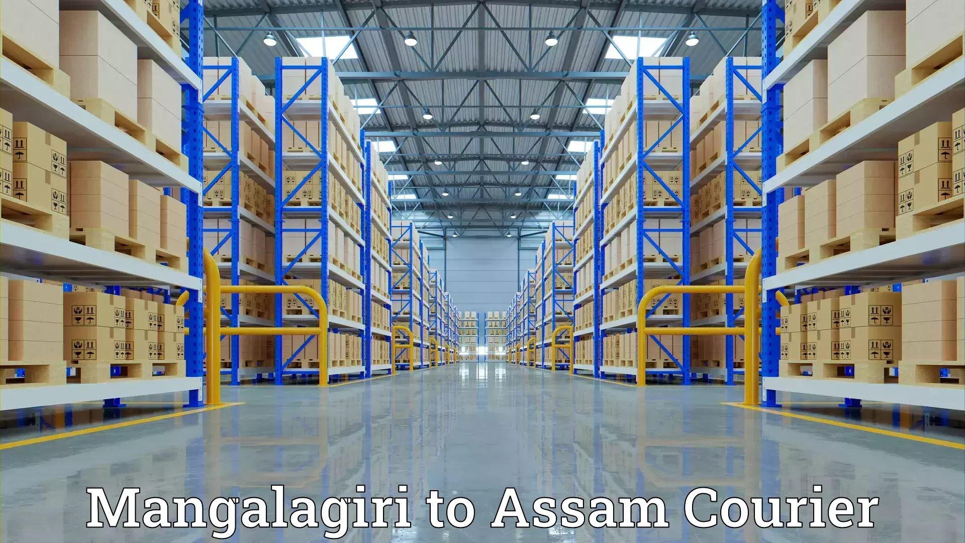 Furniture transport service Mangalagiri to Assam