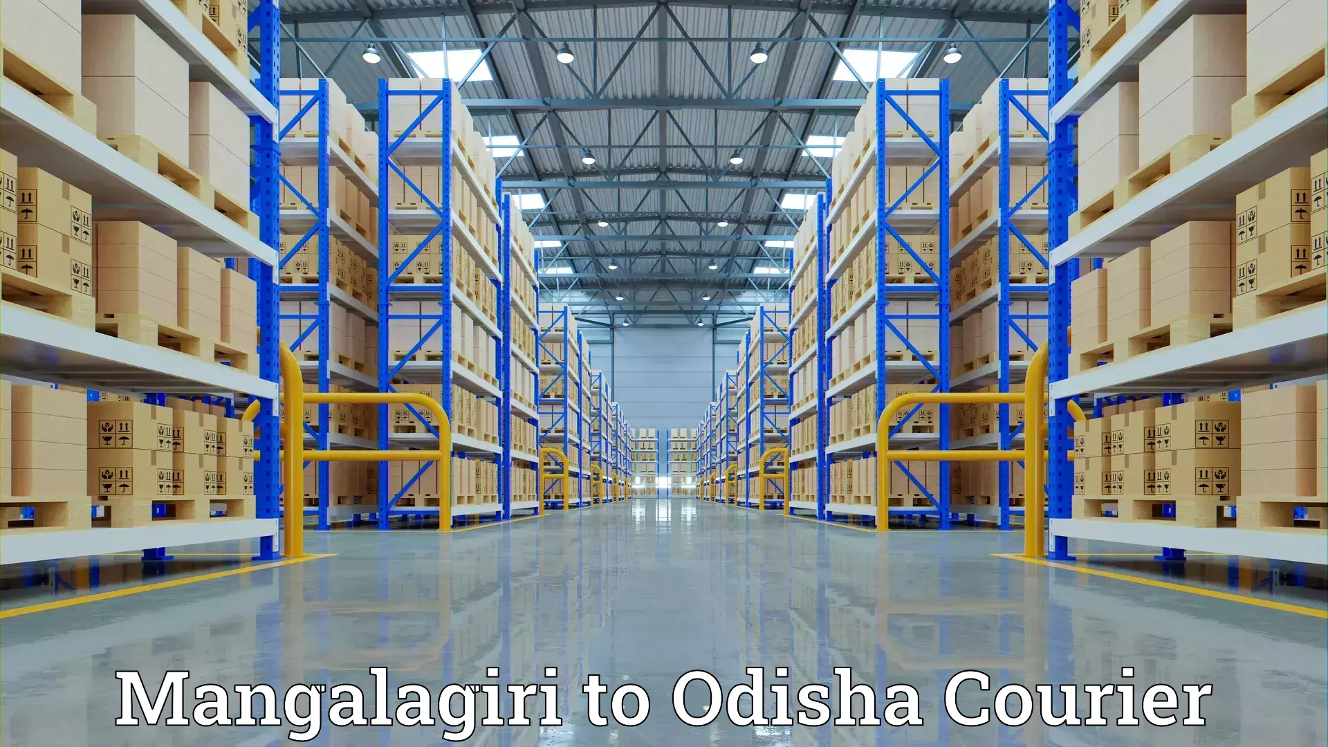 Online household goods transport Mangalagiri to Rairangpur