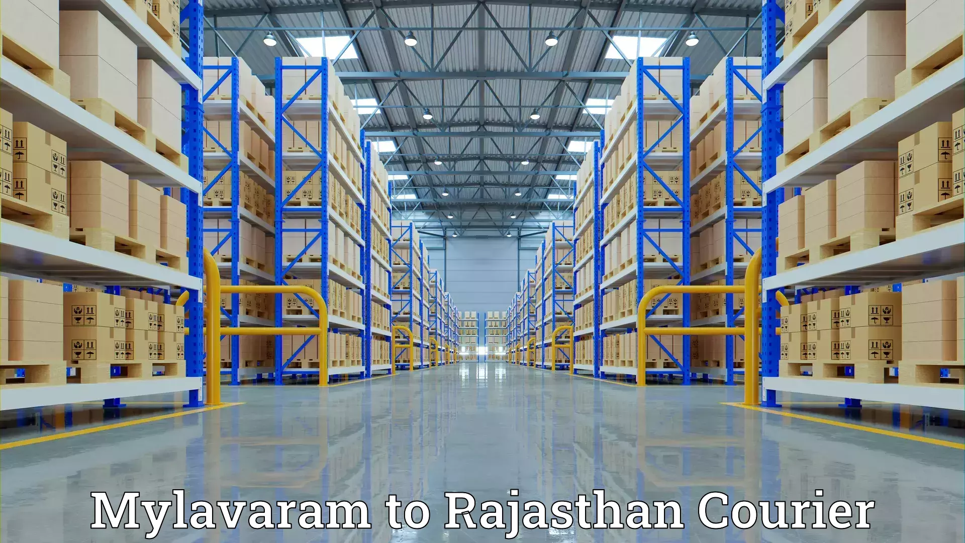 Quality moving and storage in Mylavaram to Rajasthan