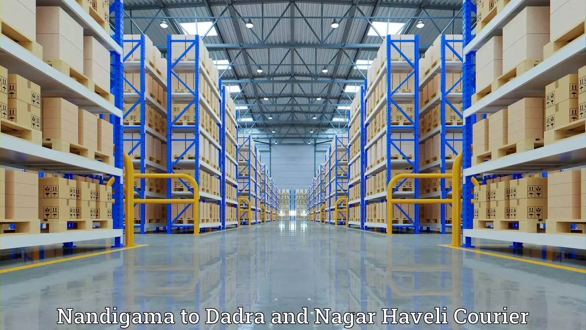 Safe household movers Nandigama to Dadra and Nagar Haveli