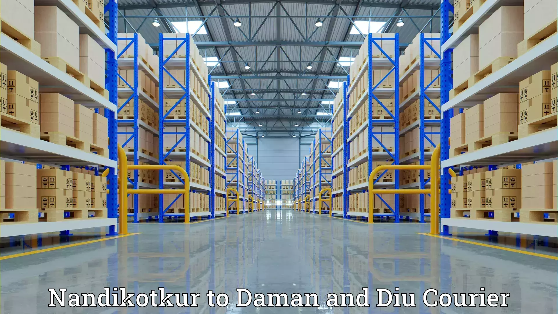 Cost-effective moving options Nandikotkur to Diu