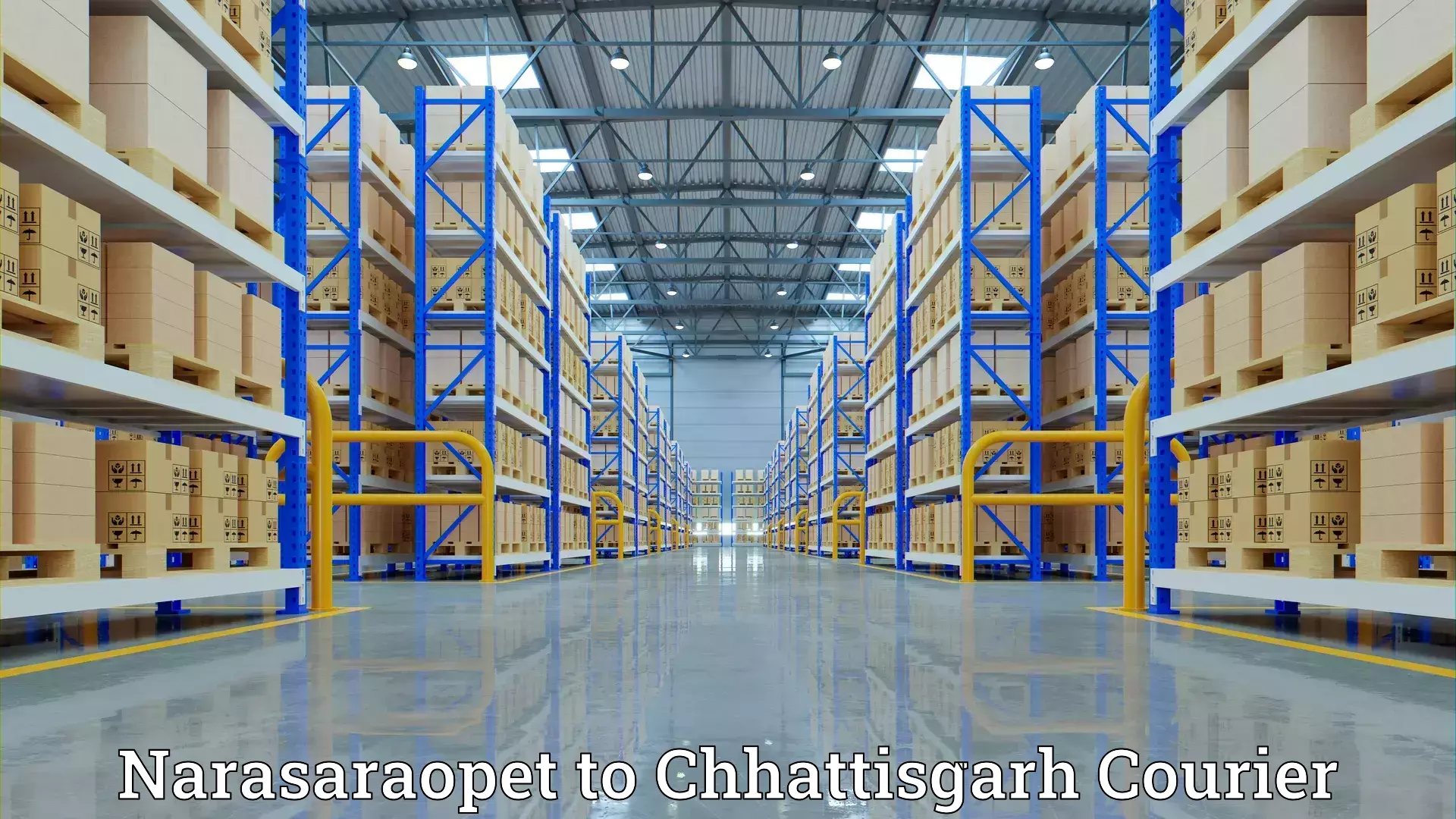 Specialized moving company Narasaraopet to Dantewada