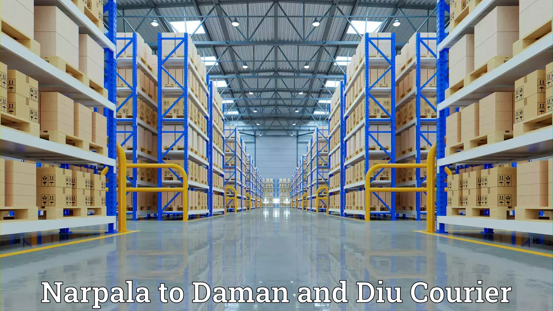 Reliable furniture transport Narpala to Daman and Diu