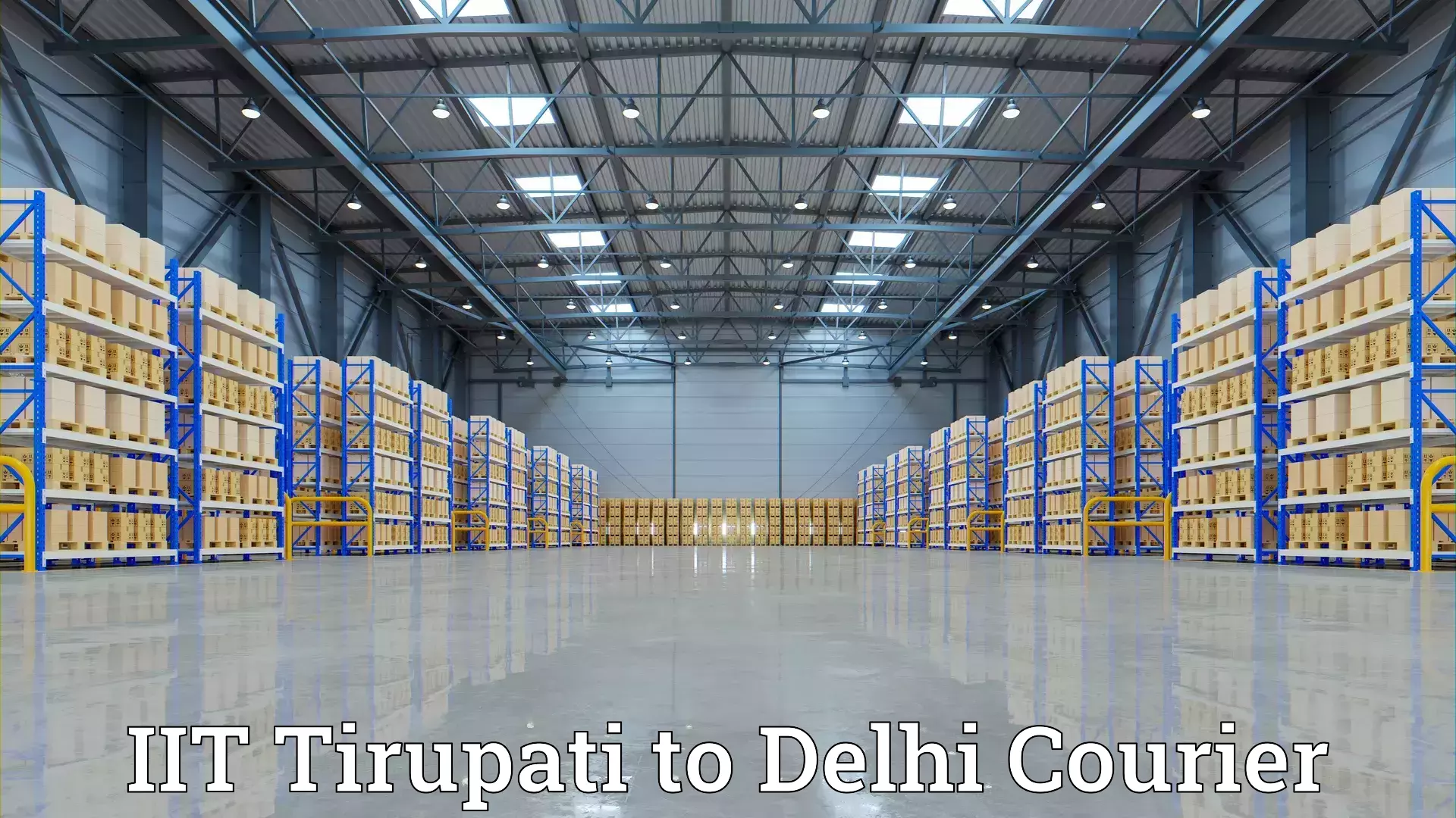 Comprehensive goods transport IIT Tirupati to Sansad Marg