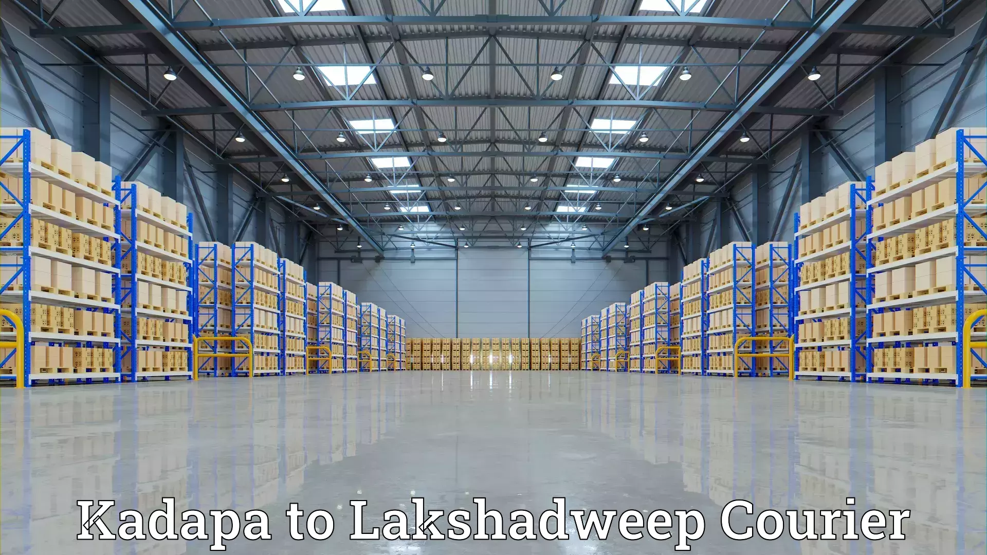 Interstate household moving Kadapa to Lakshadweep