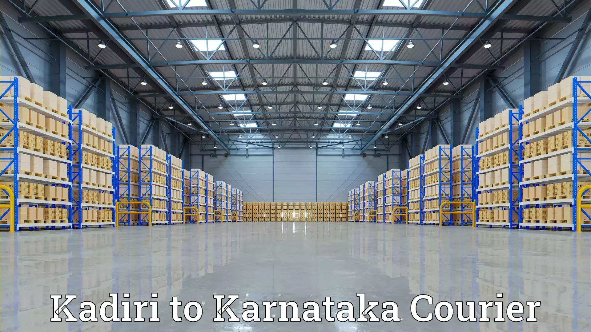 Professional furniture relocation in Kadiri to Karnataka