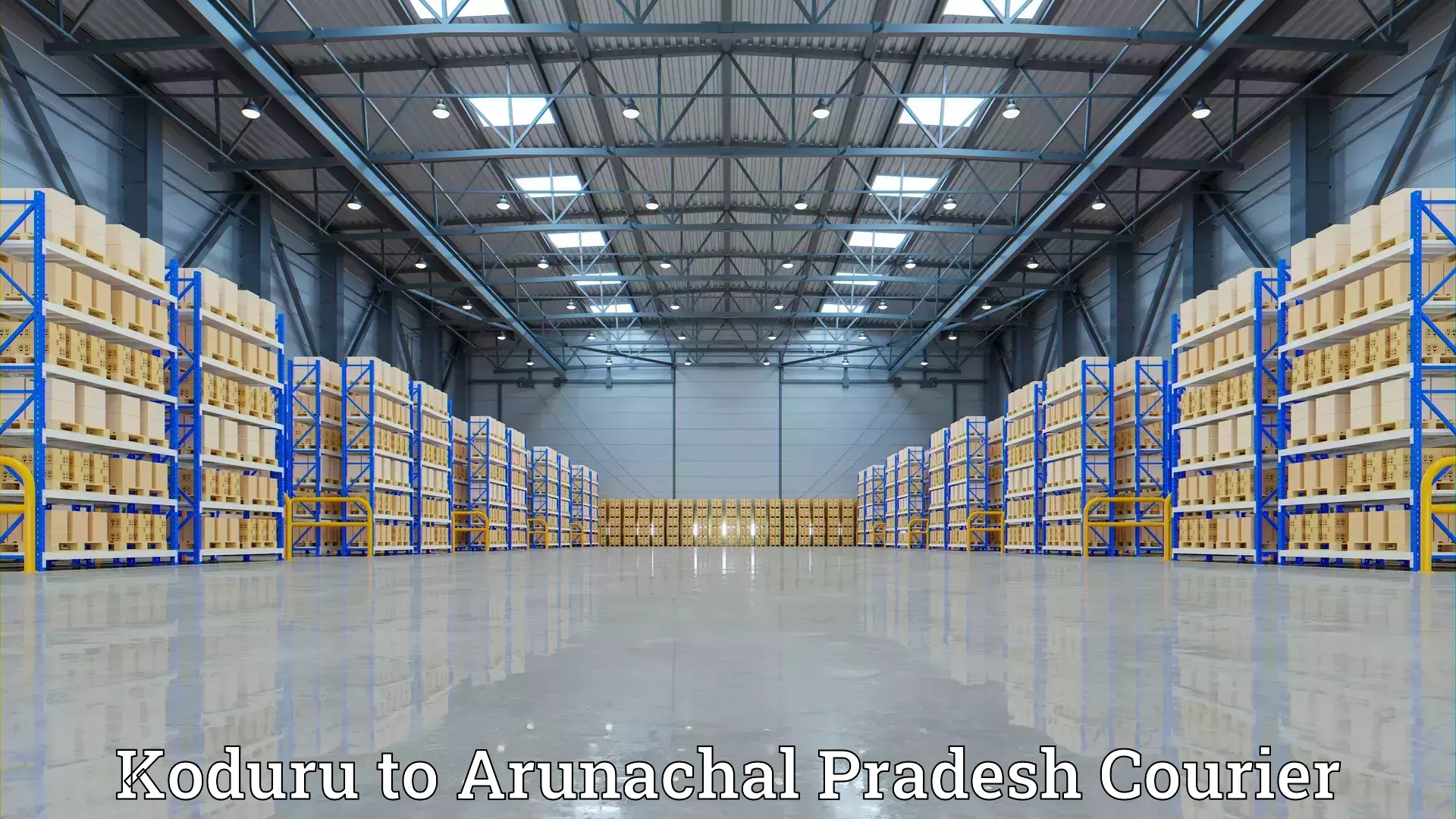 Reliable goods transport in Koduru to Arunachal Pradesh