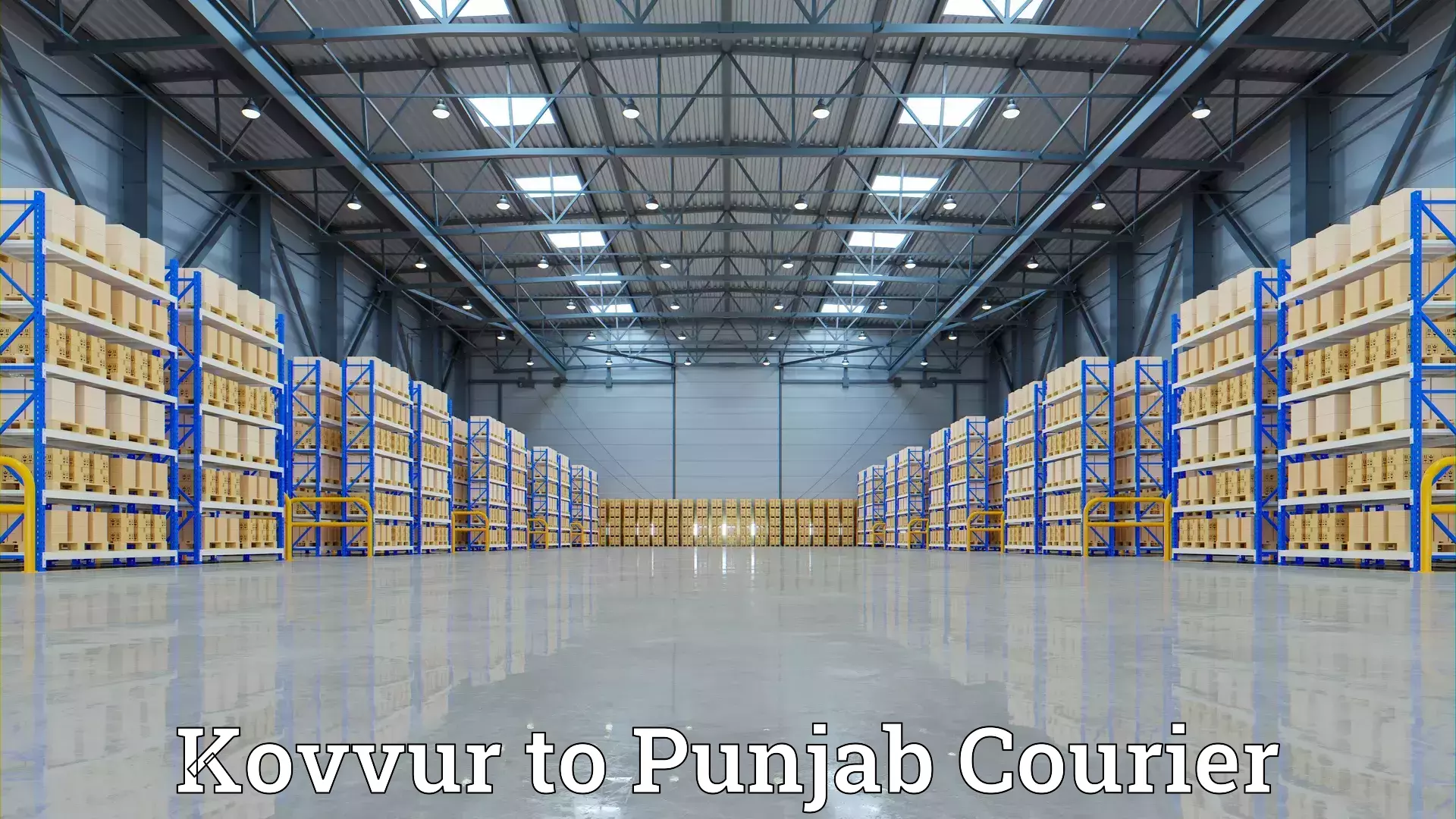 Professional home goods transport Kovvur to Guru Nanak Dev University Amritsar