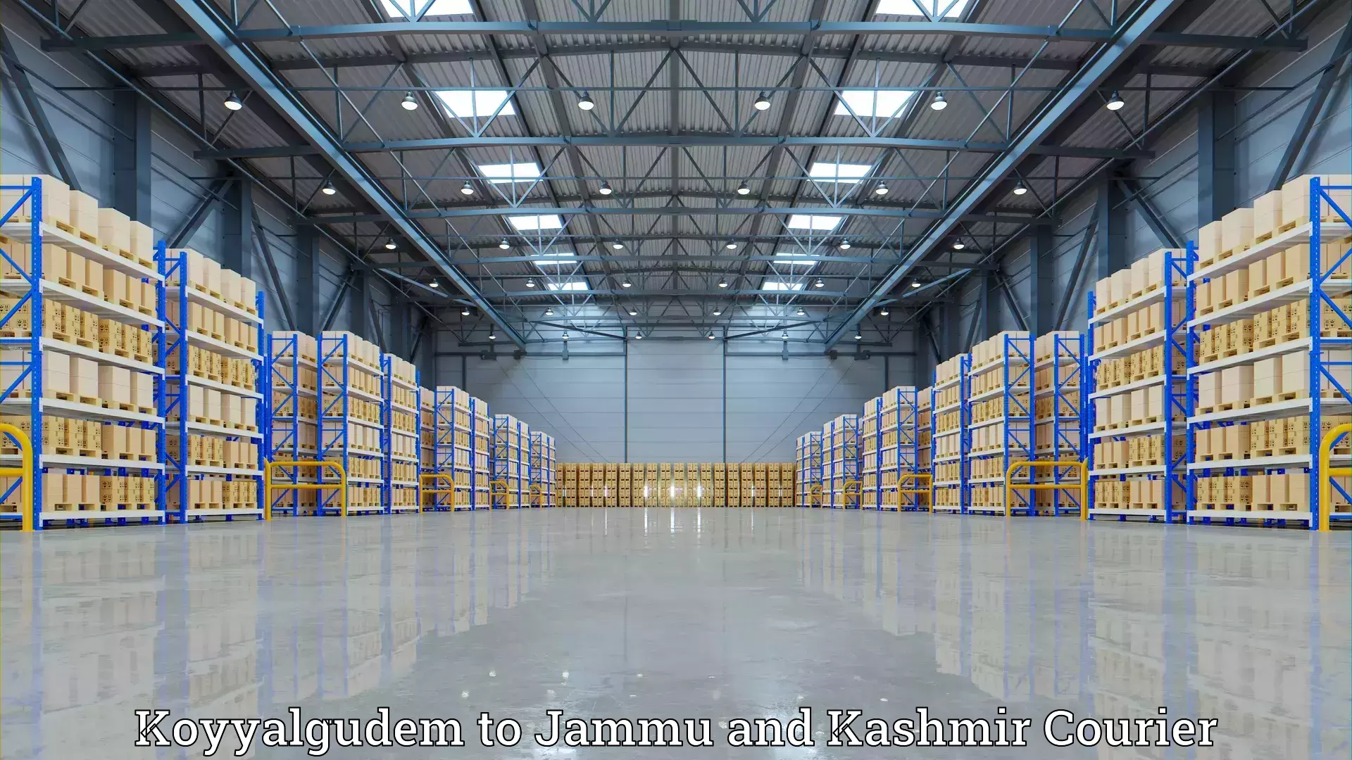 Long-distance moving services Koyyalgudem to Jammu and Kashmir