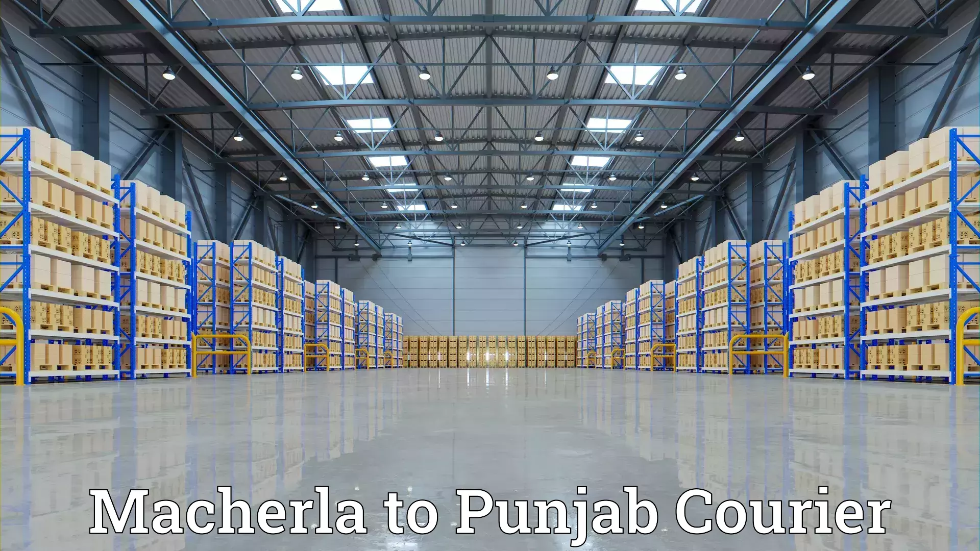 Household moving companies in Macherla to Punjab