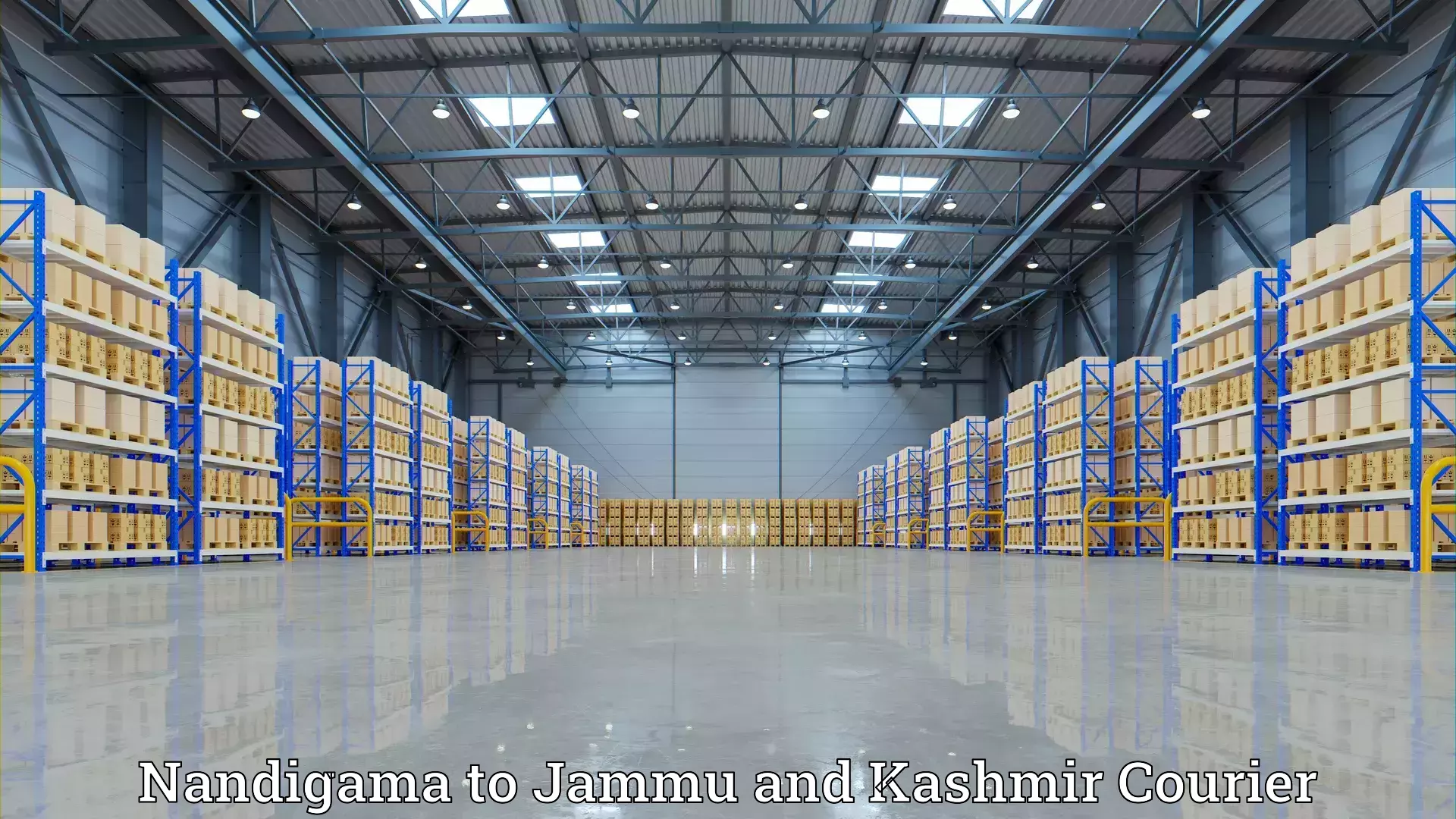 Nationwide furniture transport Nandigama to University of Kashmir Srinagar