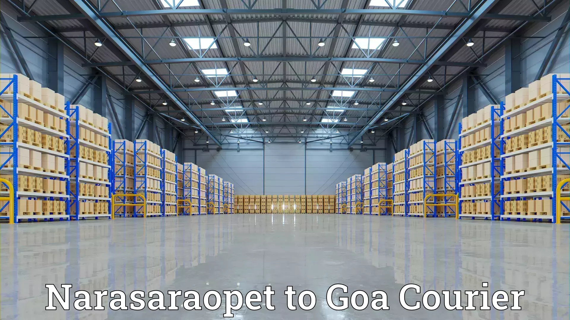 Furniture transport services Narasaraopet to Panaji