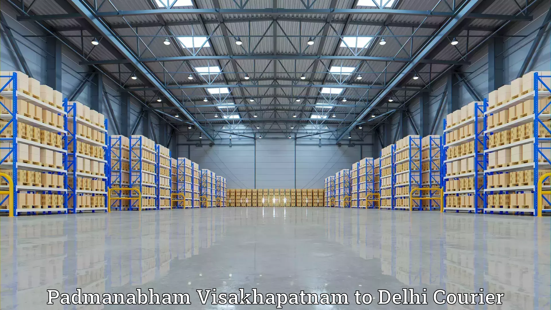 Household goods transport Padmanabham Visakhapatnam to East Delhi