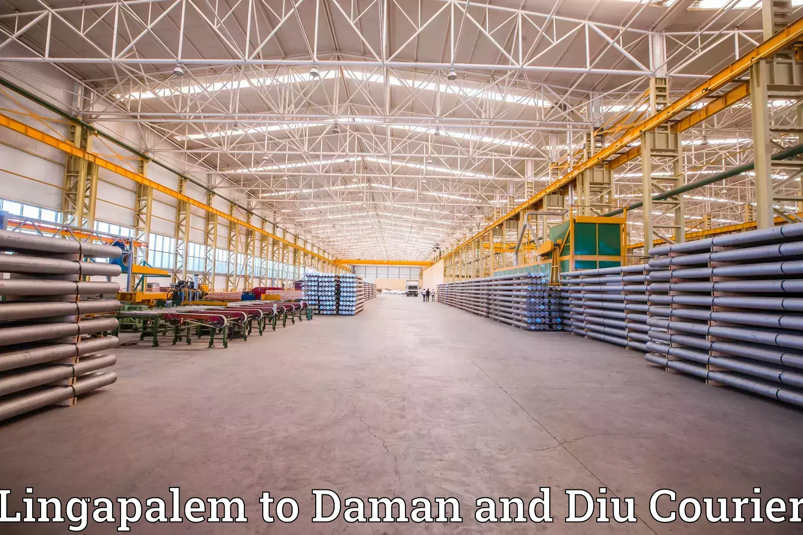 Custom relocation solutions Lingapalem to Daman and Diu