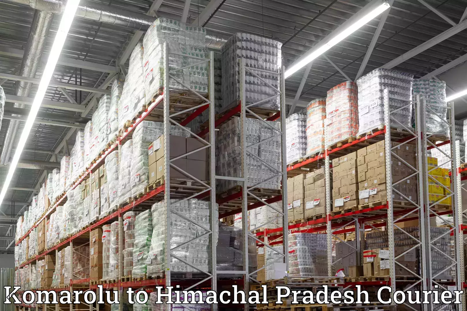 Comprehensive moving assistance Komarolu to Himachal Pradesh