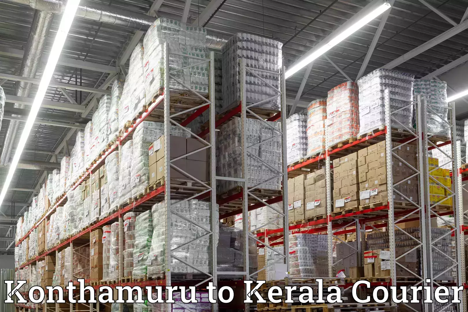 Furniture relocation services in Konthamuru to Muvattupuzha