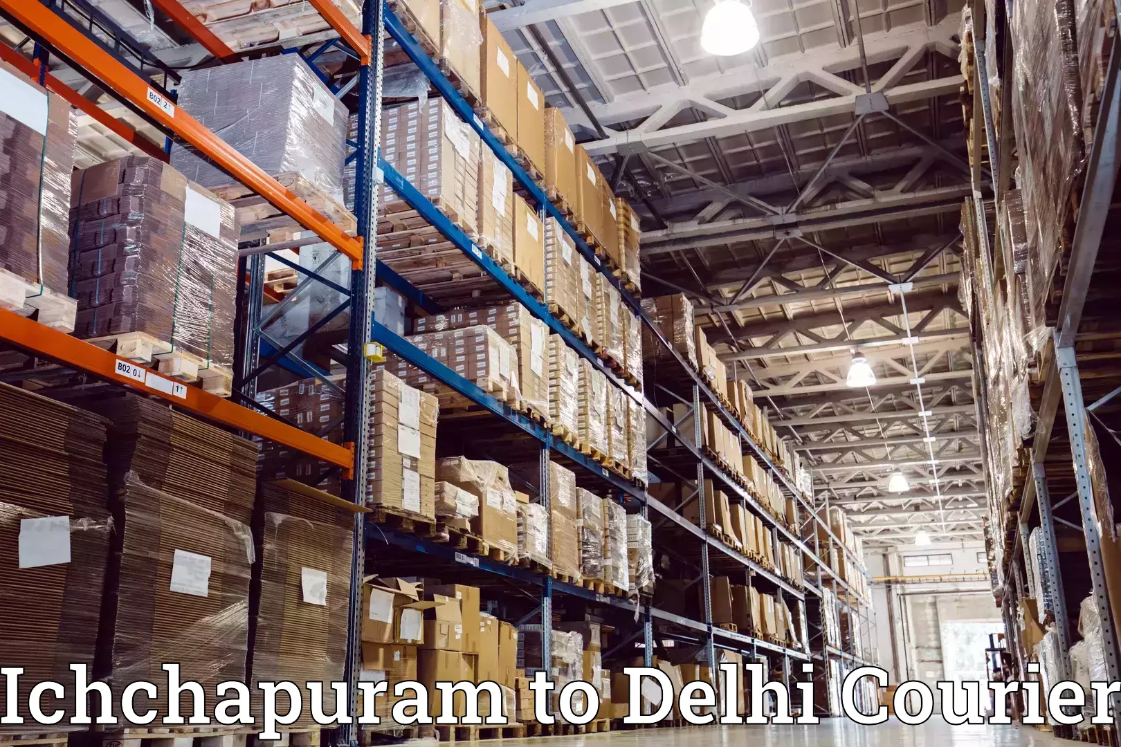 Household goods transport service Ichchapuram to Naraina Industrial Estate