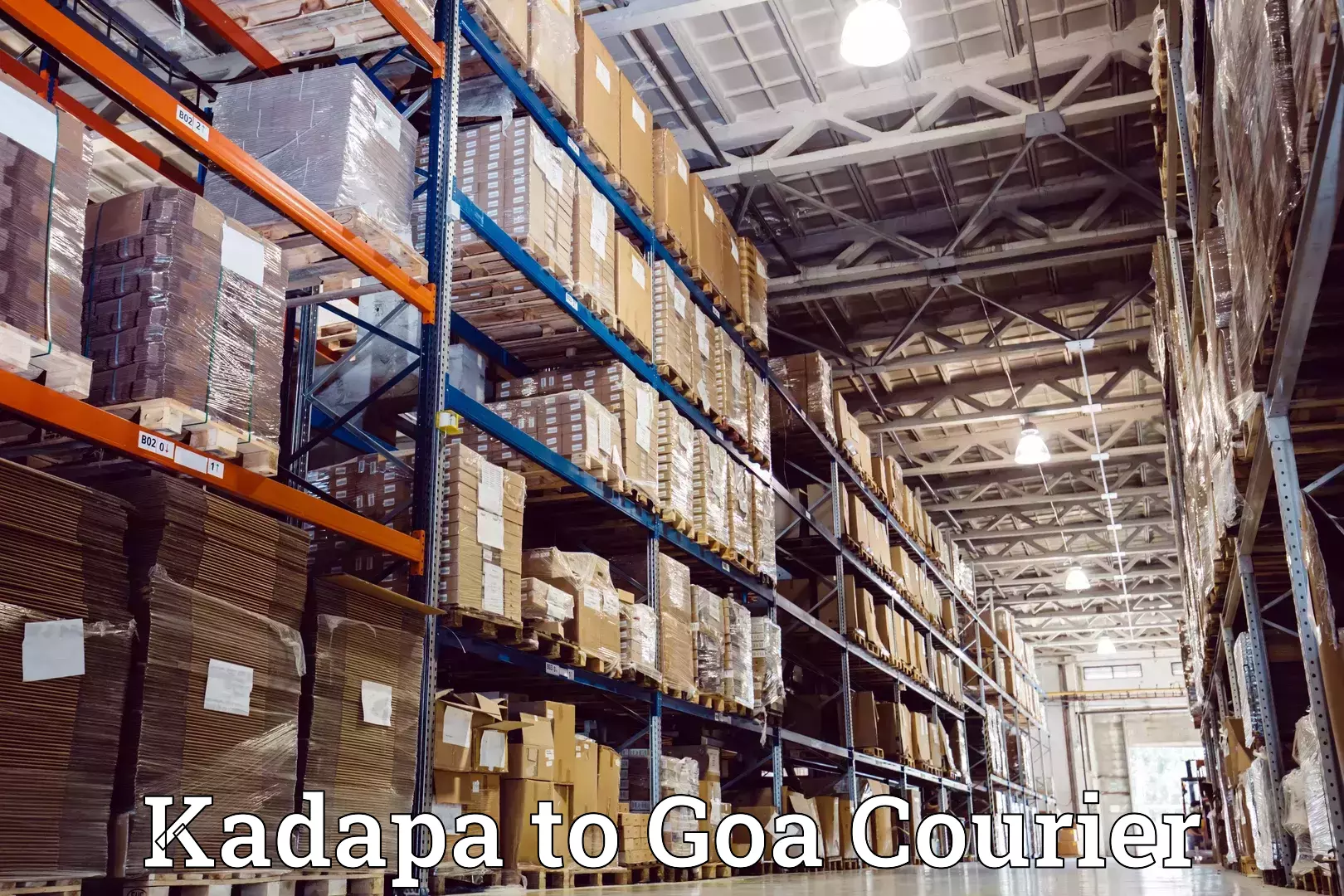 Furniture moving specialists Kadapa to Goa