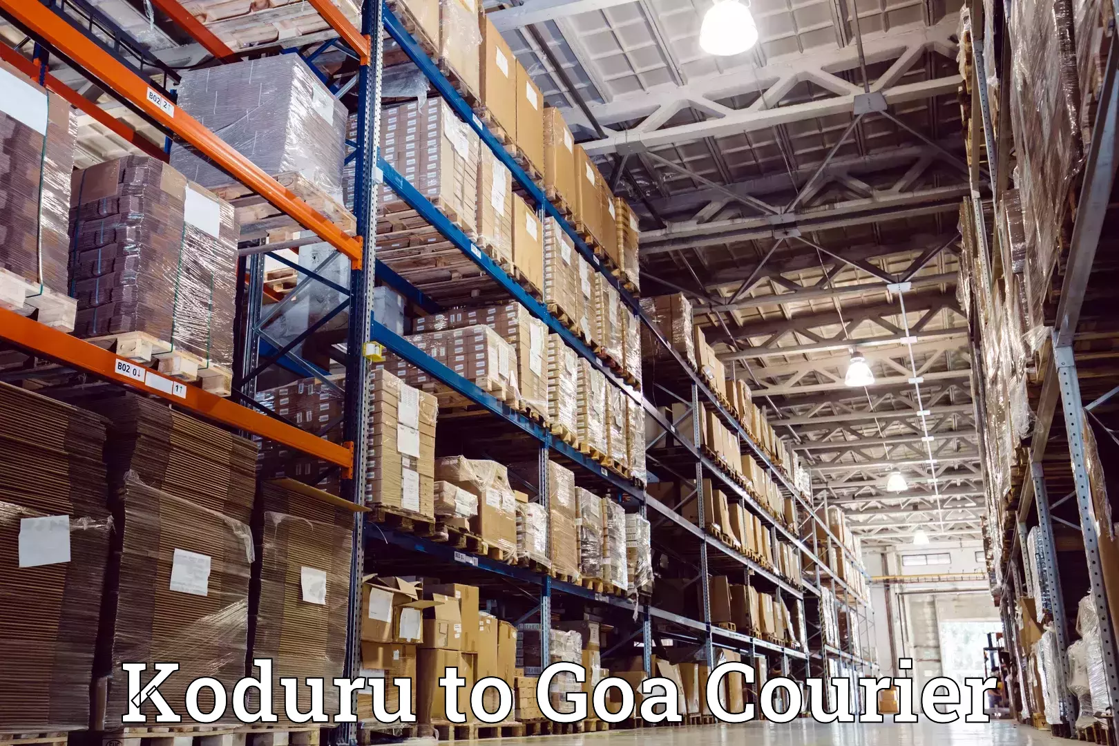 Furniture moving experts Koduru to Goa