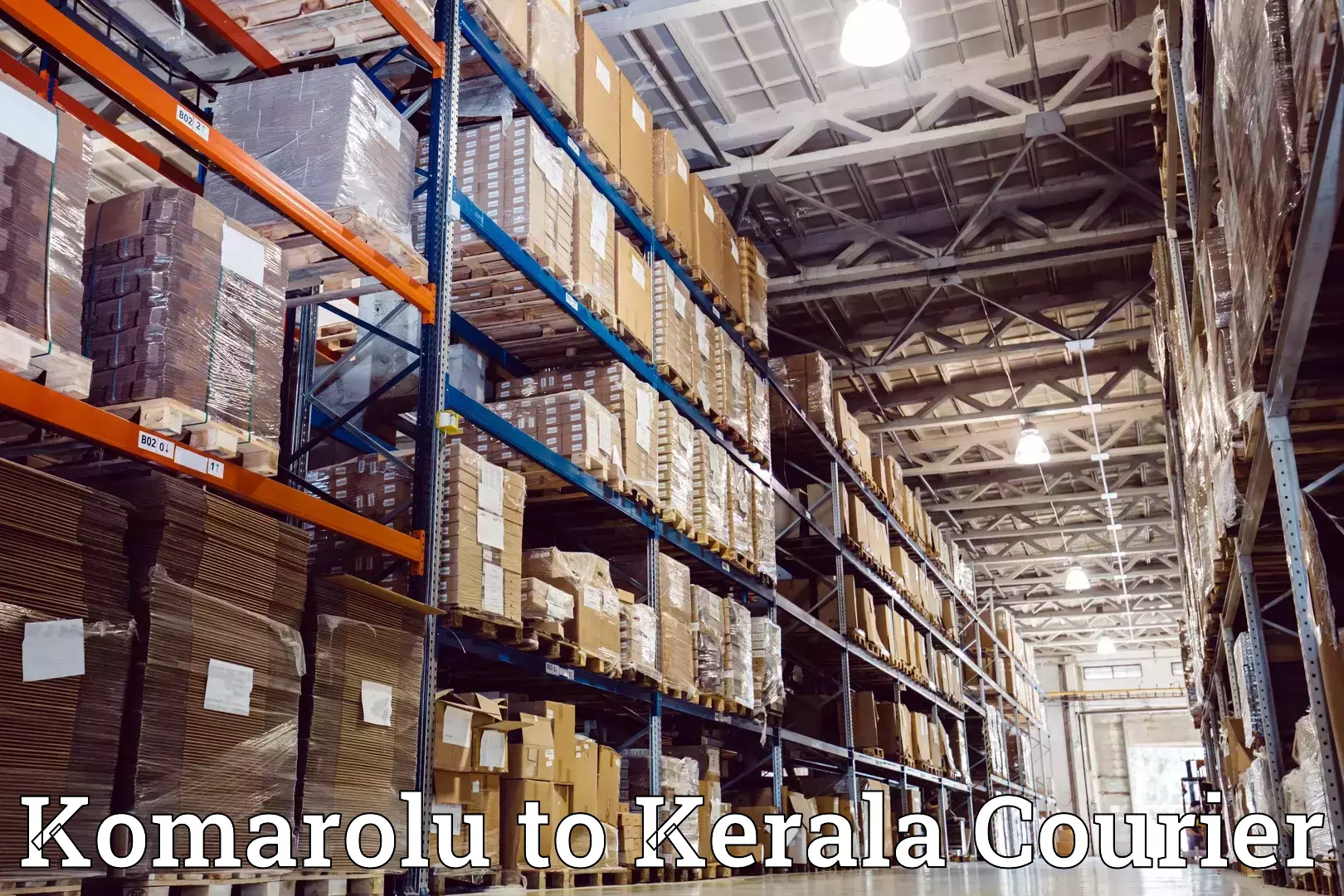 Personalized moving service Komarolu to Manjeri