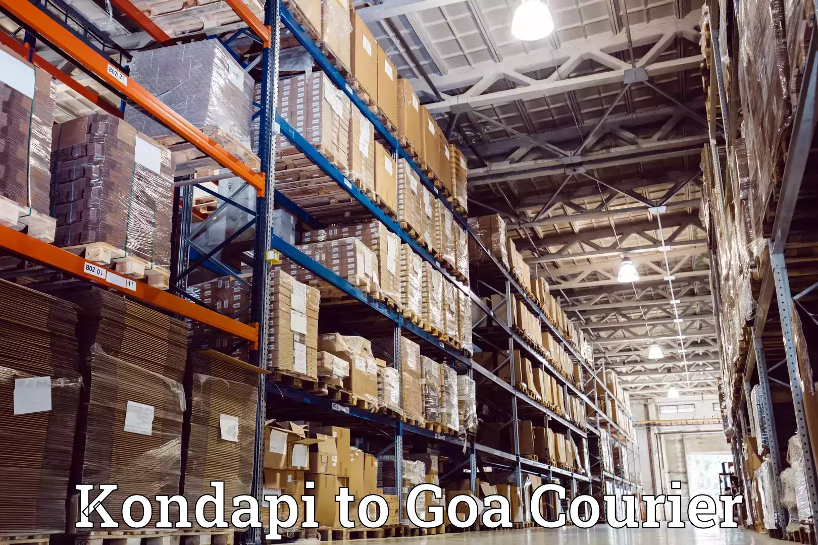 Cost-effective moving options Kondapi to Vasco da Gama