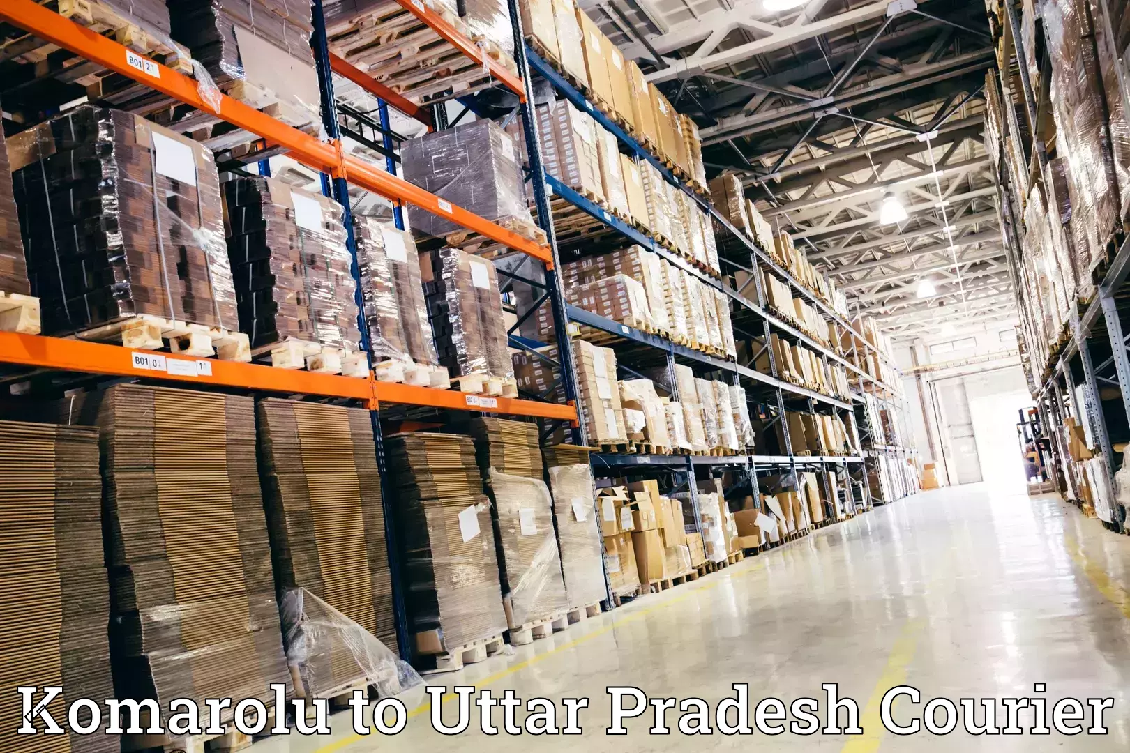 Premium furniture transport Komarolu to Uttar Pradesh